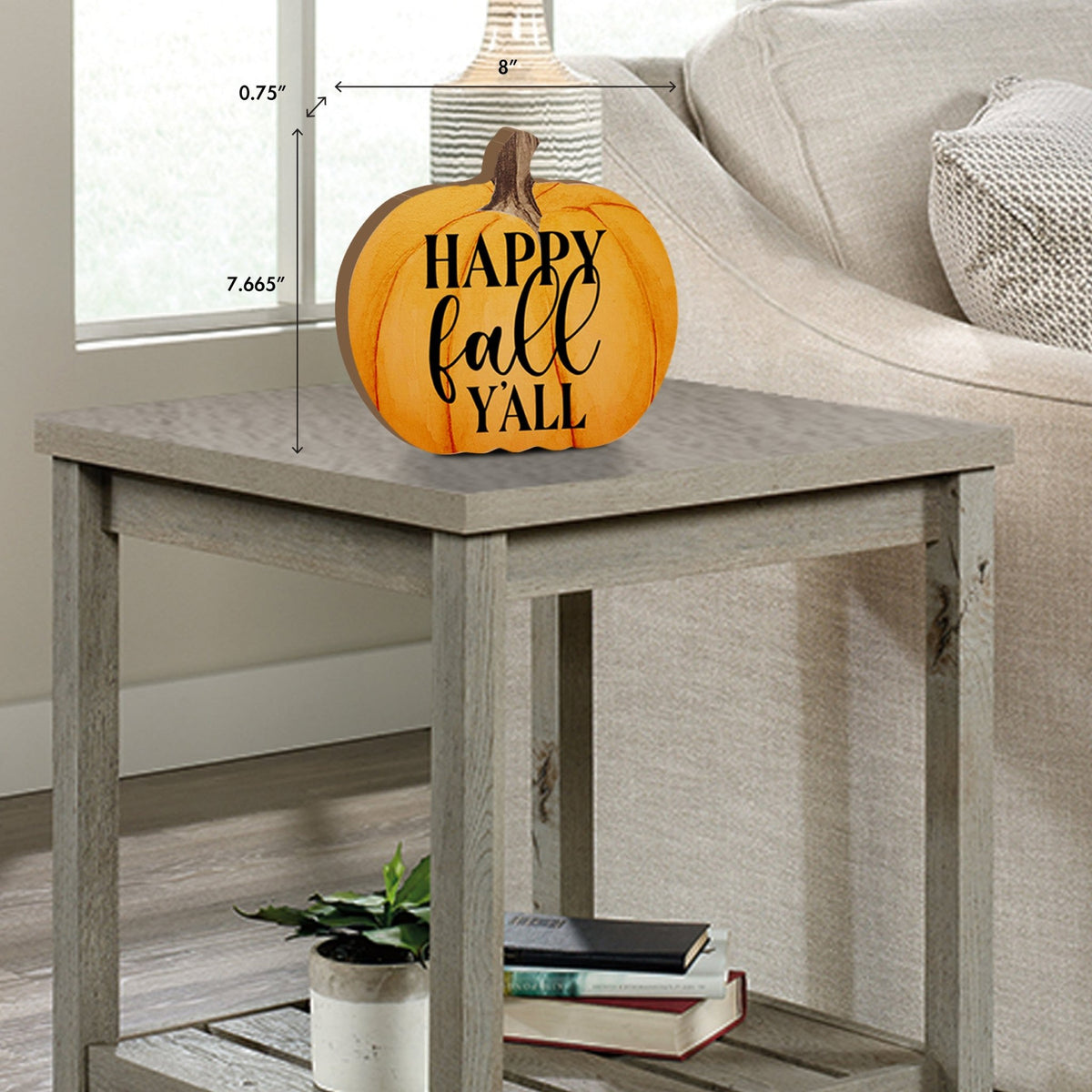 Pumpkin shelf decor Decorative Home Décor - Happy Fall Y'all - LifeSong Milestones