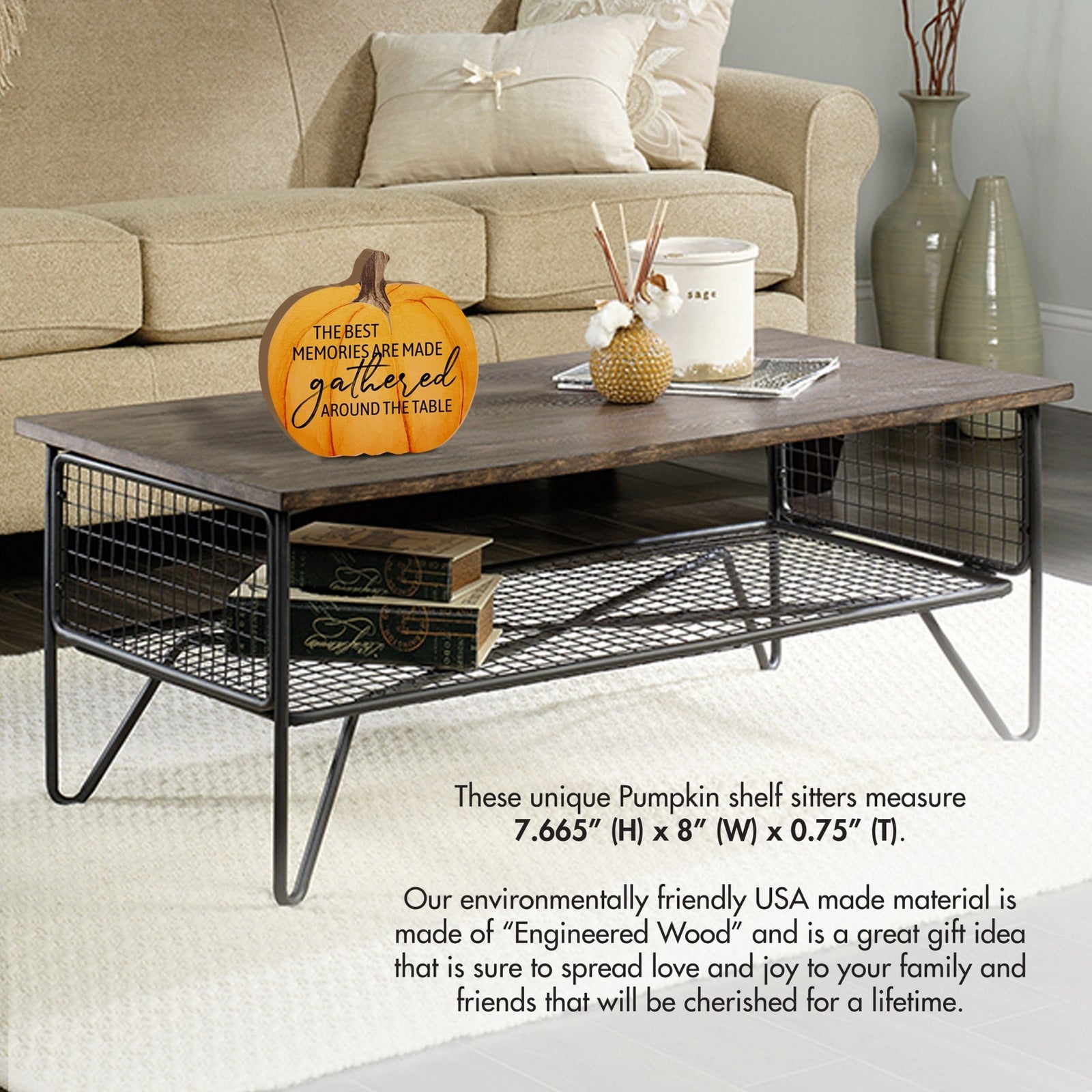 Pumpkin shelf decor Decorative Home Décor - The Best Memories - LifeSong Milestones