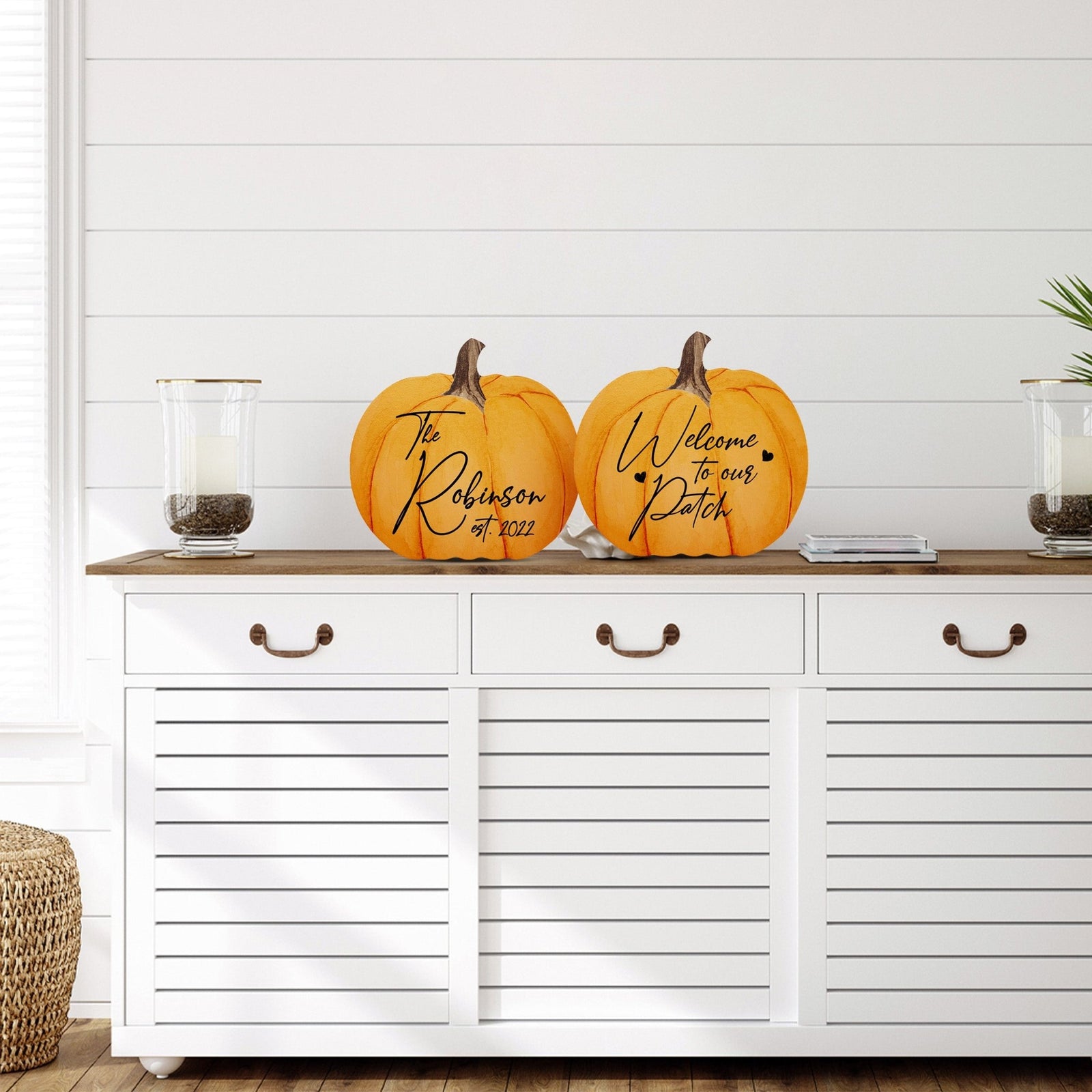 Pumpkin shelf decor Decorative Home Décor - Welcome To Our Patch Set - LifeSong Milestones