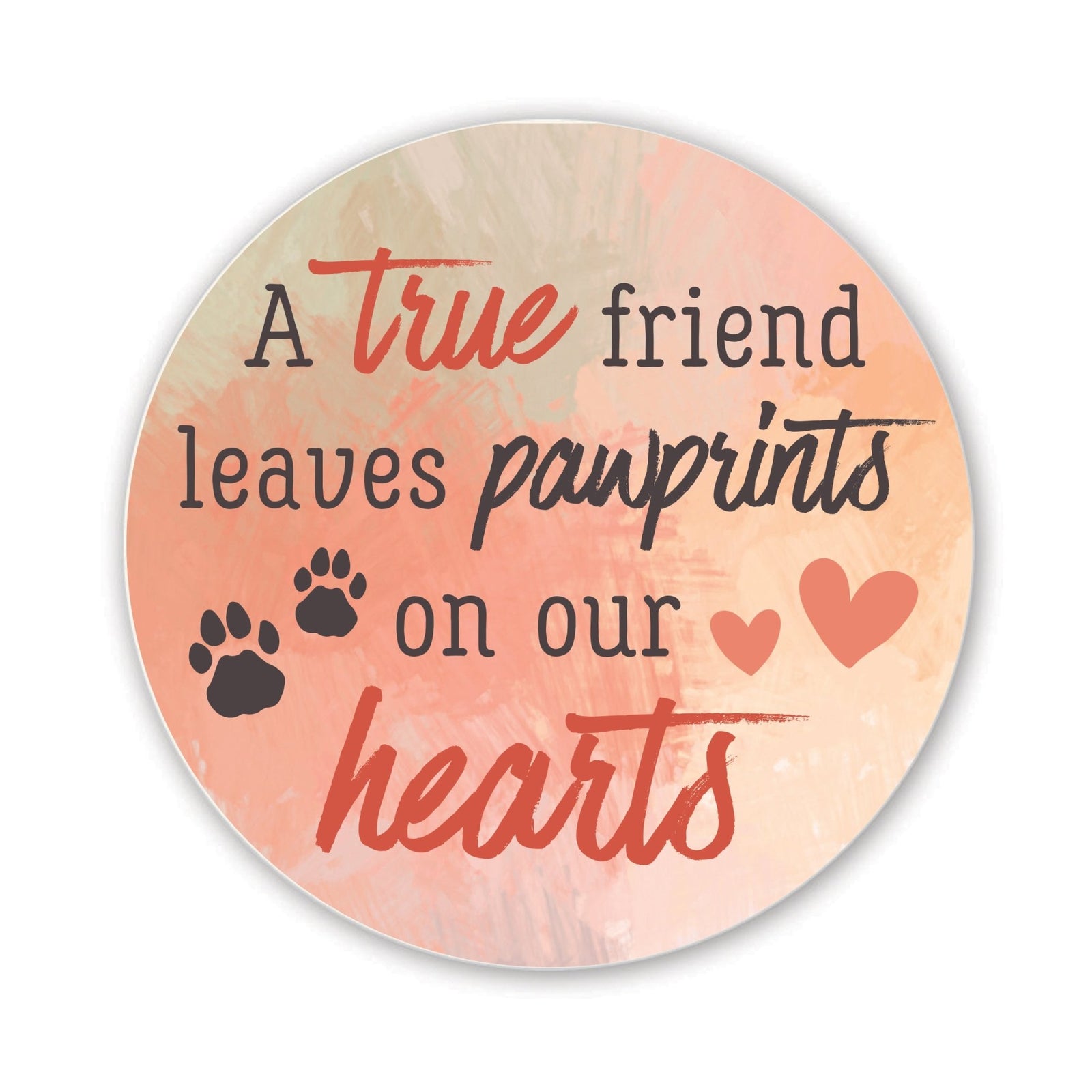 Refrigerator Magnet Perfect Gift Idea For Pet Owners - A True Friend Leaves - LifeSong Milestones