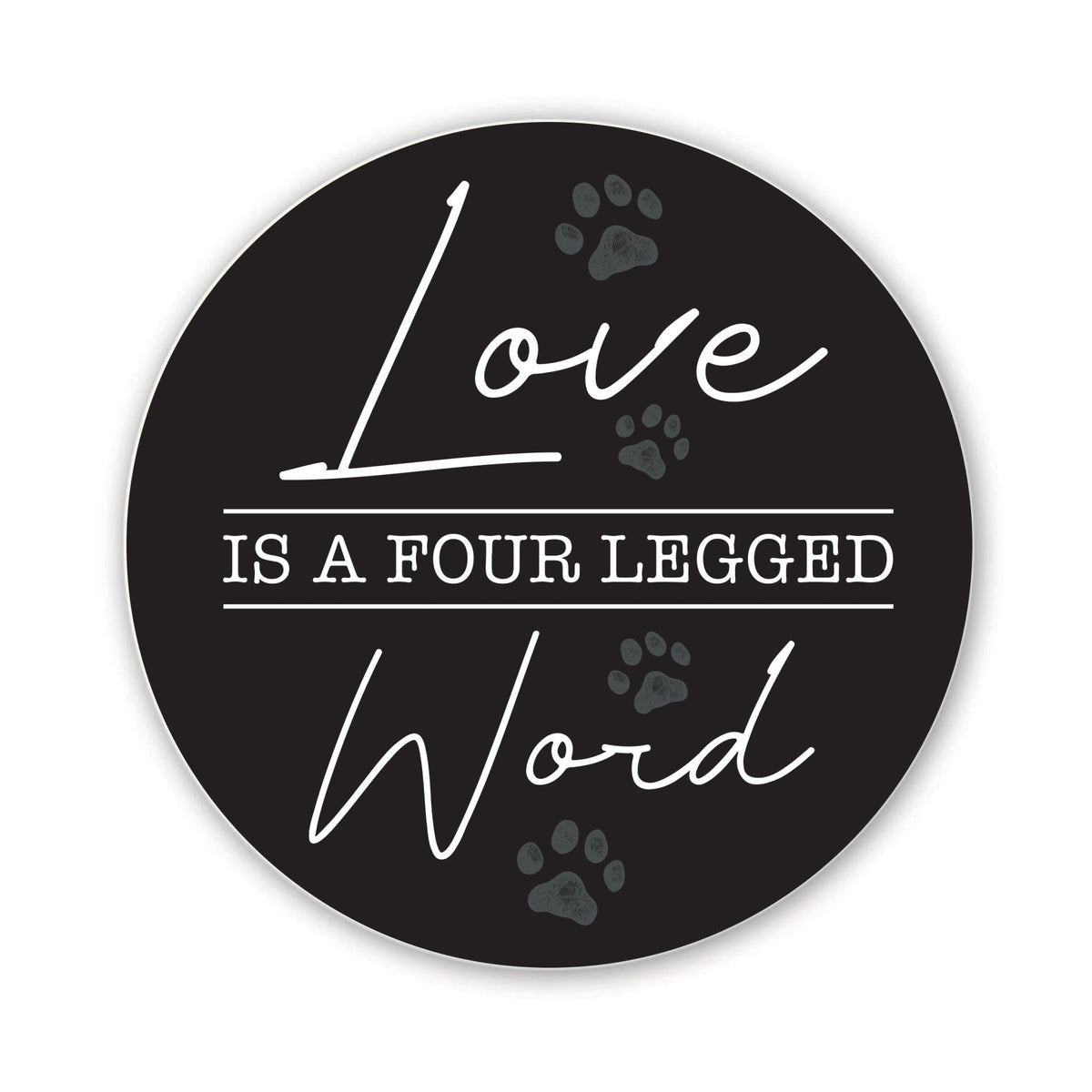 Refrigerator Magnet Perfect Gift Idea For Pet Owners - Love Is Four Legged - LifeSong Milestones