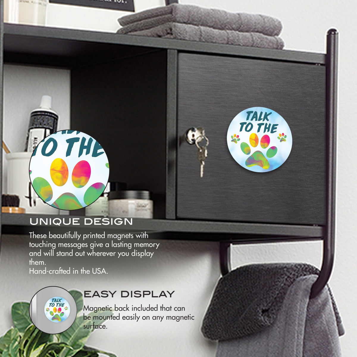 Refrigerator Magnet Perfect Gift Idea For Pet Owners - To The Talk Paw - LifeSong Milestones