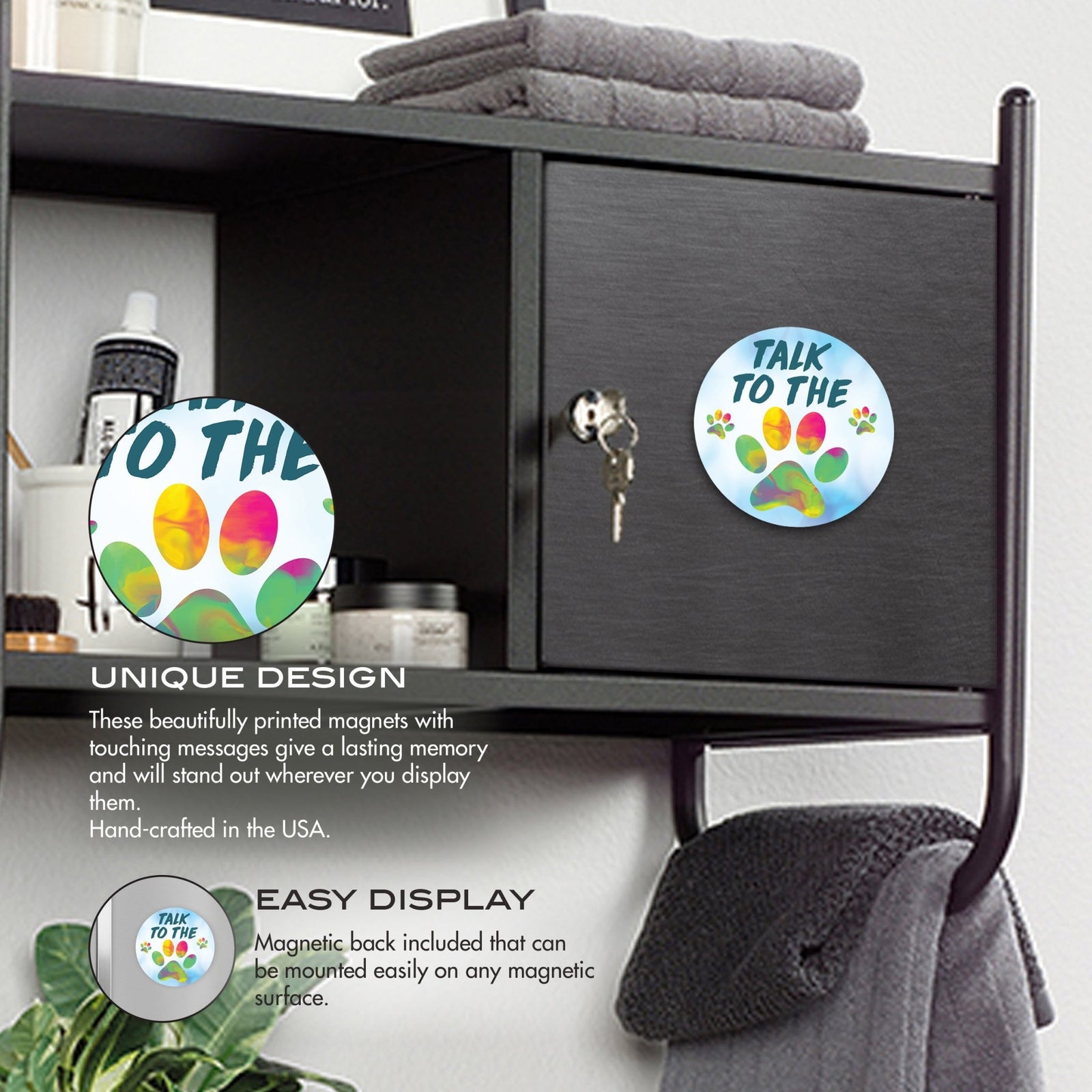 Refrigerator Magnet Perfect Gift Idea For Pet Owners - To The Talk Paw - LifeSong Milestones