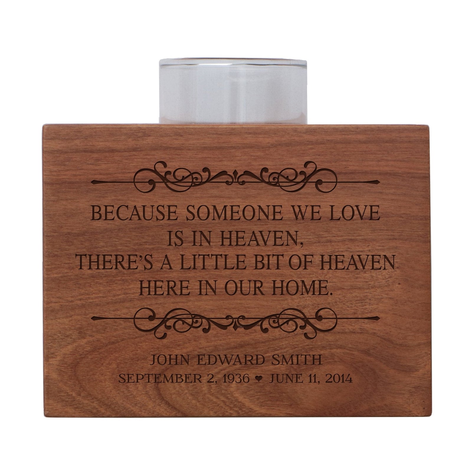 Remembrance Memorial Single Candle Holder - Someone We Love - LifeSong Milestones