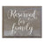 Reserved For Family Decorative Wedding Party sign (6x8) - LifeSong Milestones