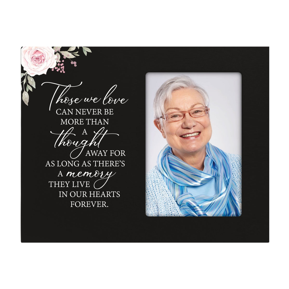 Rustic-Inspired Wooden Human Memorial Frames That Holds A 4x6in Photo - Those We Love 1 - LifeSong Milestones