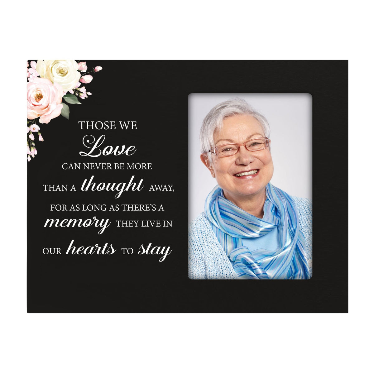Rustic-Inspired Wooden Human Memorial Frames That Holds A 4x6in Photo - Those We Love - LifeSong Milestones