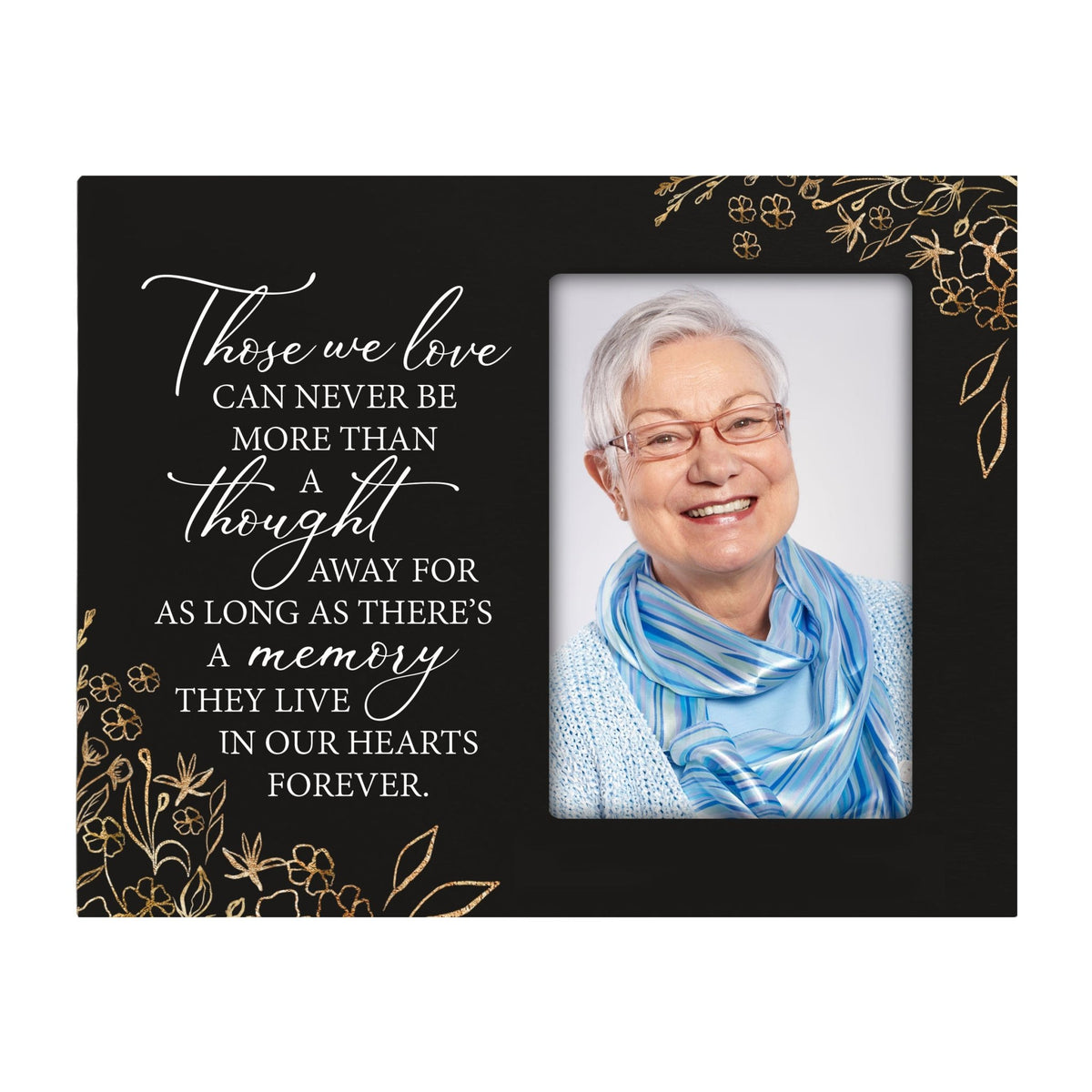 Rustic-Inspired Wooden Human Memorial Frames That Holds A 4x6in Photo - Those We Love 3 - LifeSong Milestones