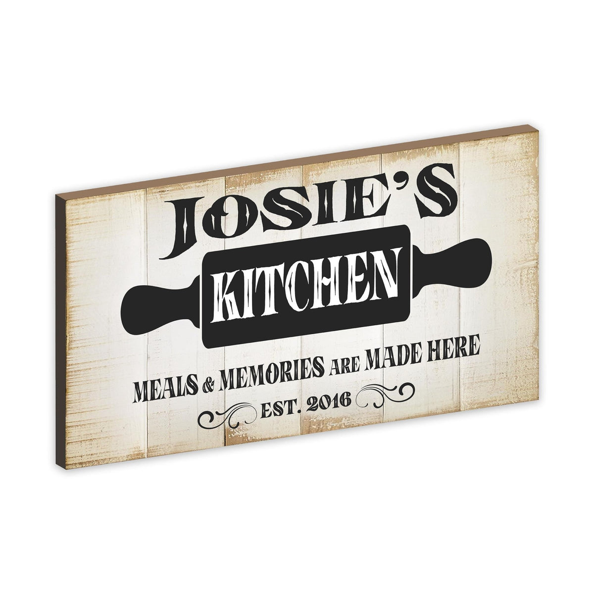 Rustic Kitchen Wooden Wall Plaque Home Décor or Gift Ideas - Meals and Memories - LifeSong Milestones
