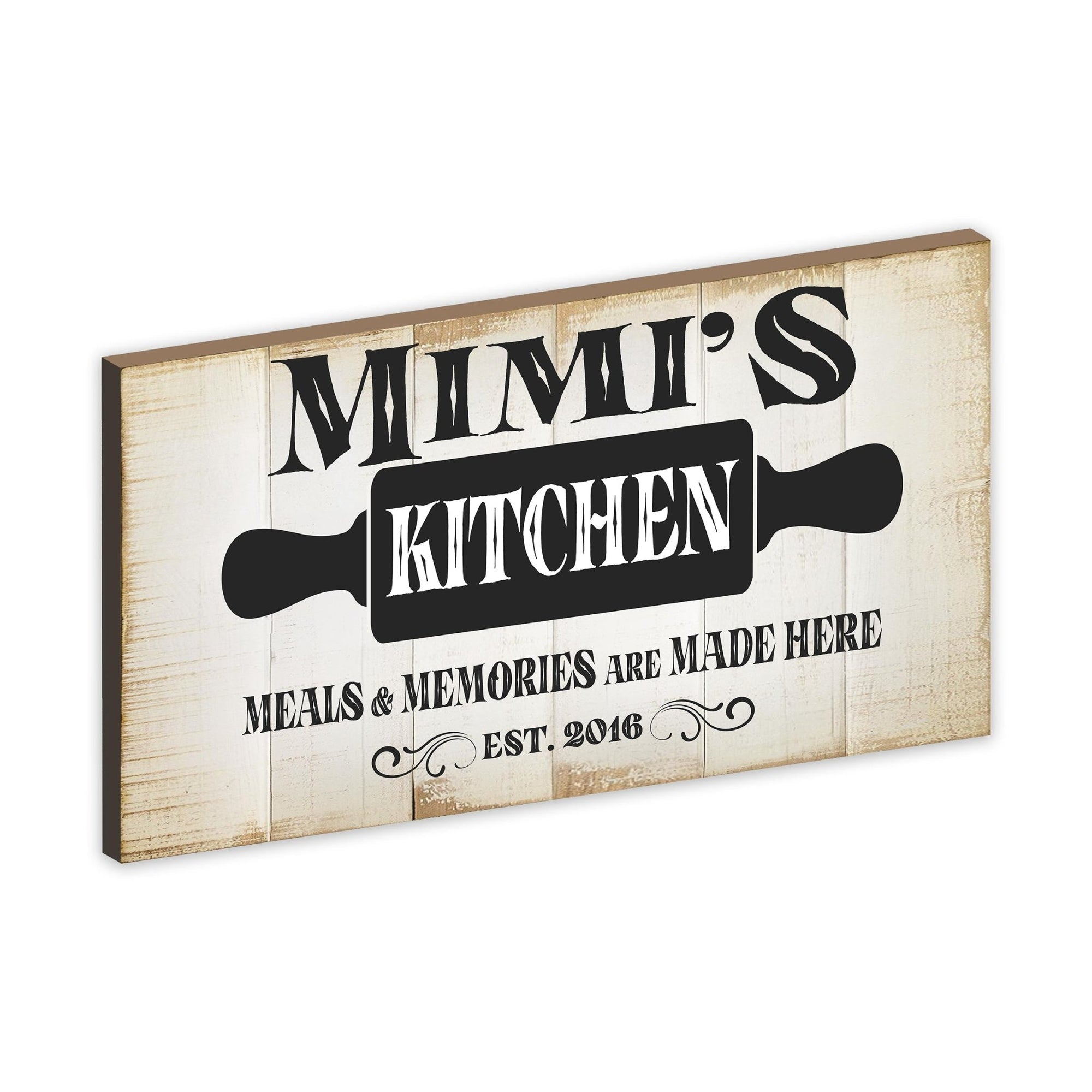 Rustic Kitchen Wooden Wall Plaque Home Décor or Gift Ideas - Meals and Memories - LifeSong Milestones
