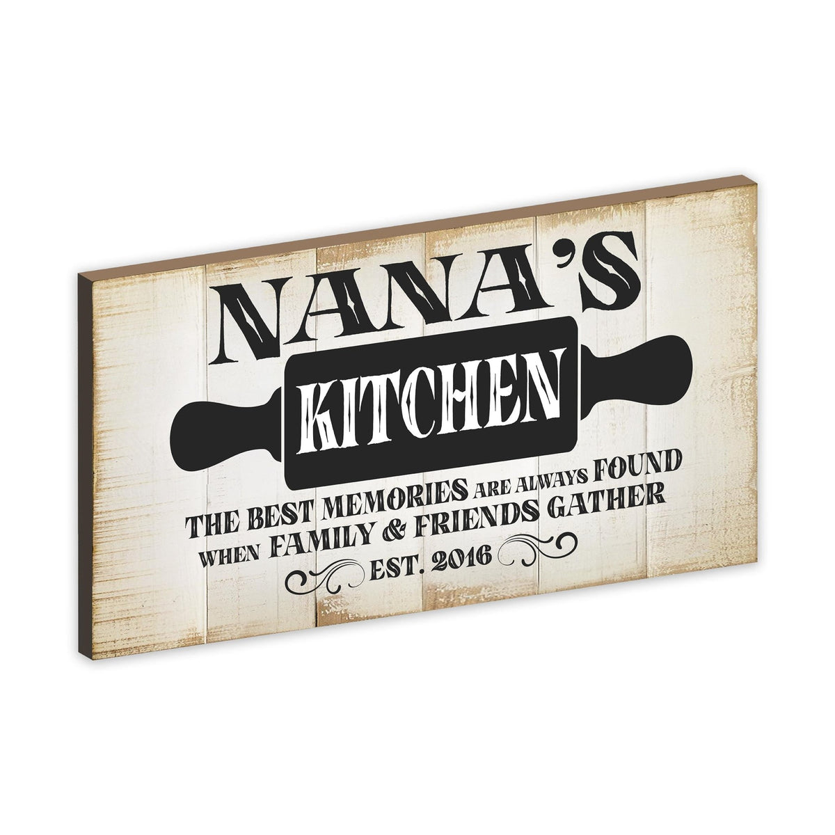 Rustic Kitchen Wooden Wall Plaque Home Décor or Gift Ideas - The Best Memories - LifeSong Milestones