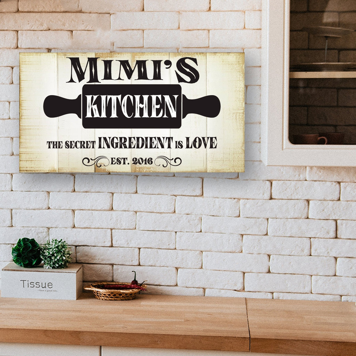 Rustic Kitchen Wooden Wall Plaque Home Décor or Gift Ideas - The Best Memories - LifeSong Milestones