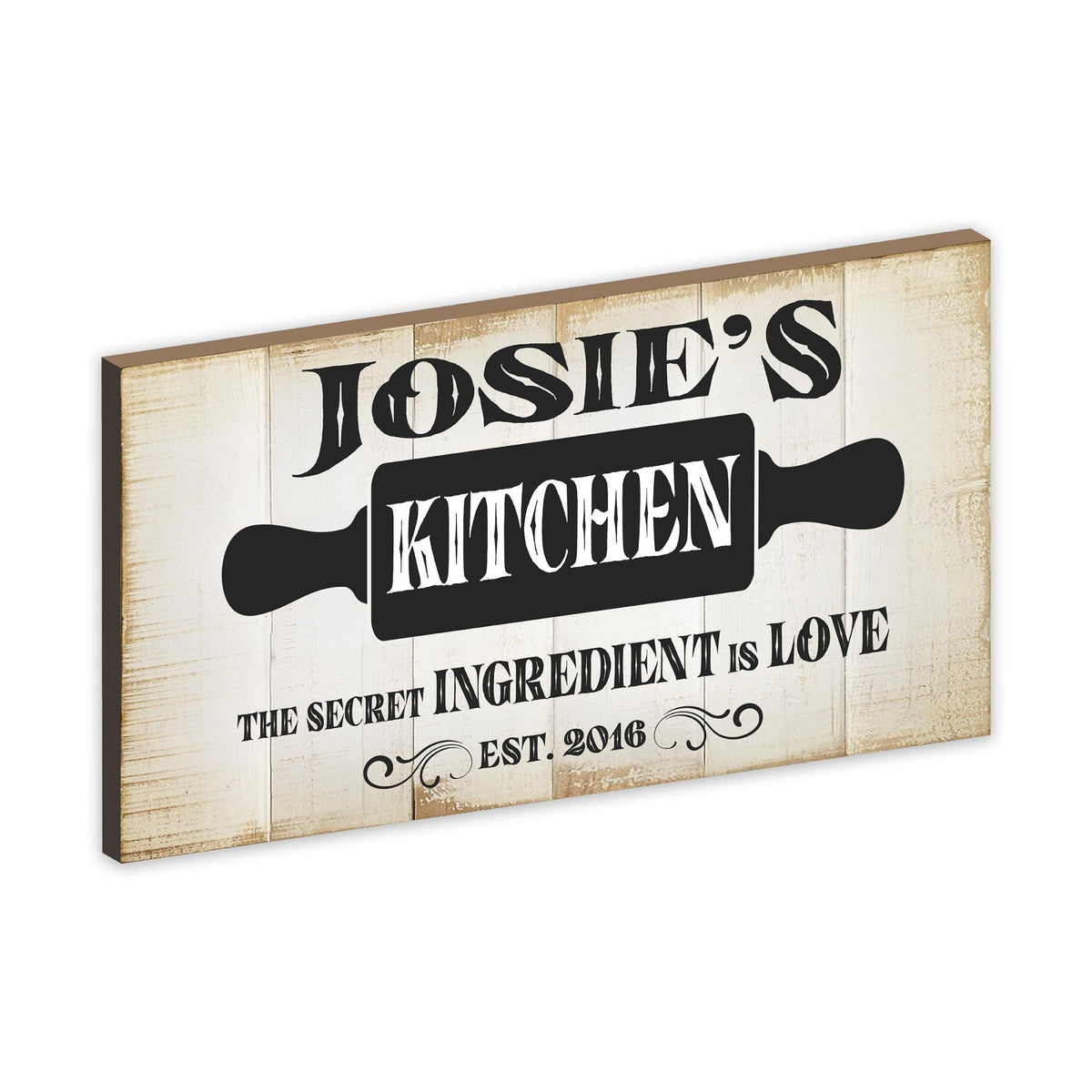 Rustic Kitchen Wooden Wall Plaque Home Décor or Gift Ideas - The Secret Ingredient - LifeSong Milestones