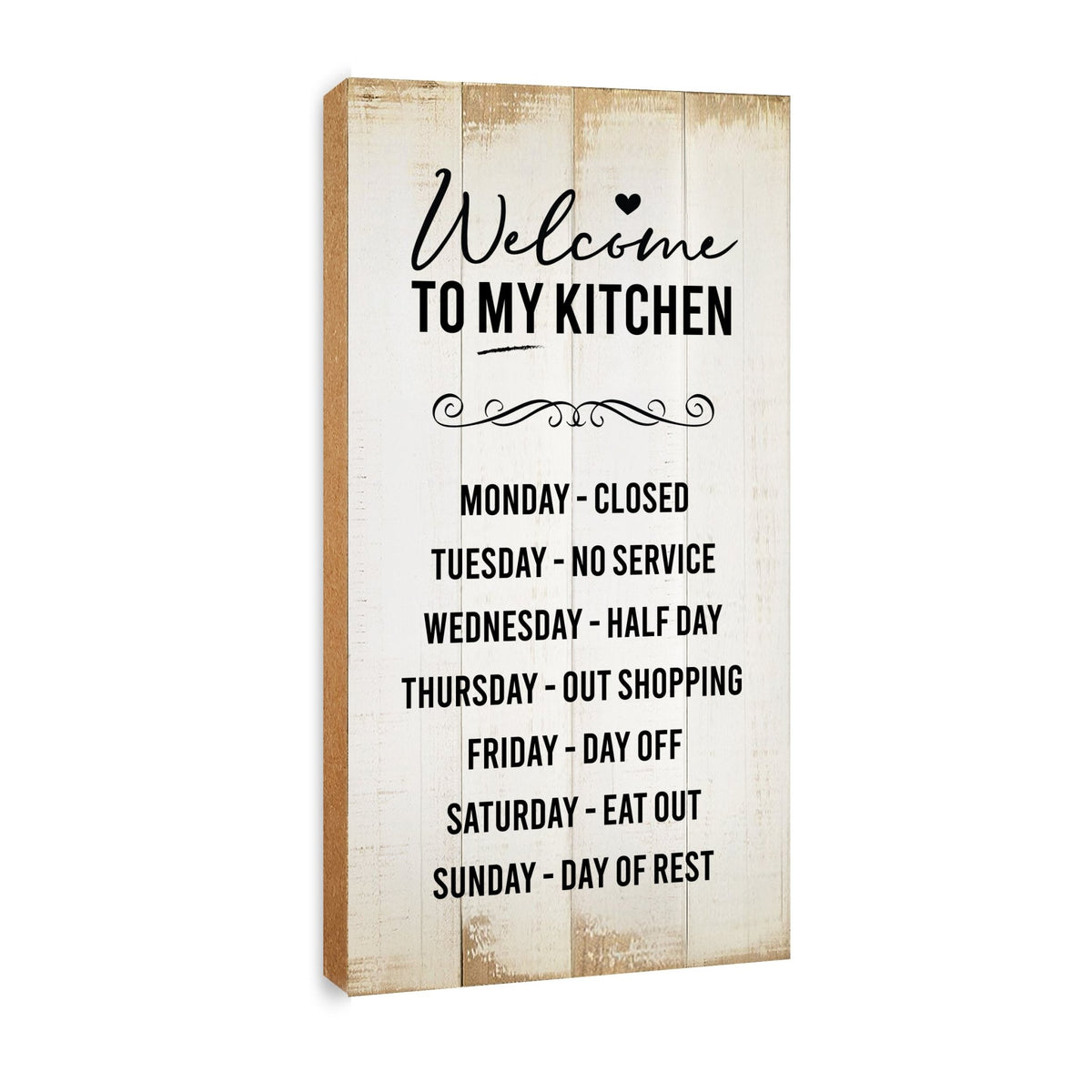 Rustic Kitchen Wooden Wall Plaque Home Décor or Gift Ideas - Welcome To My Kitchen - LifeSong Milestones