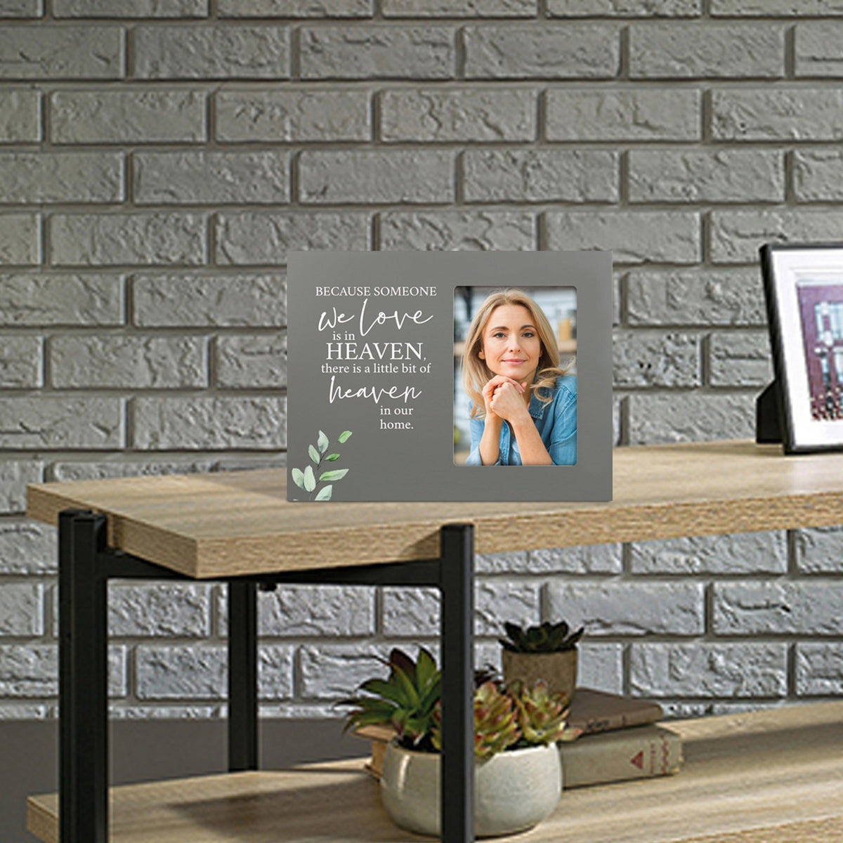 Sentimental Human Memorial Photo Frame Gift Bereavement Gift Idea - Because someone we love - LifeSong Milestones