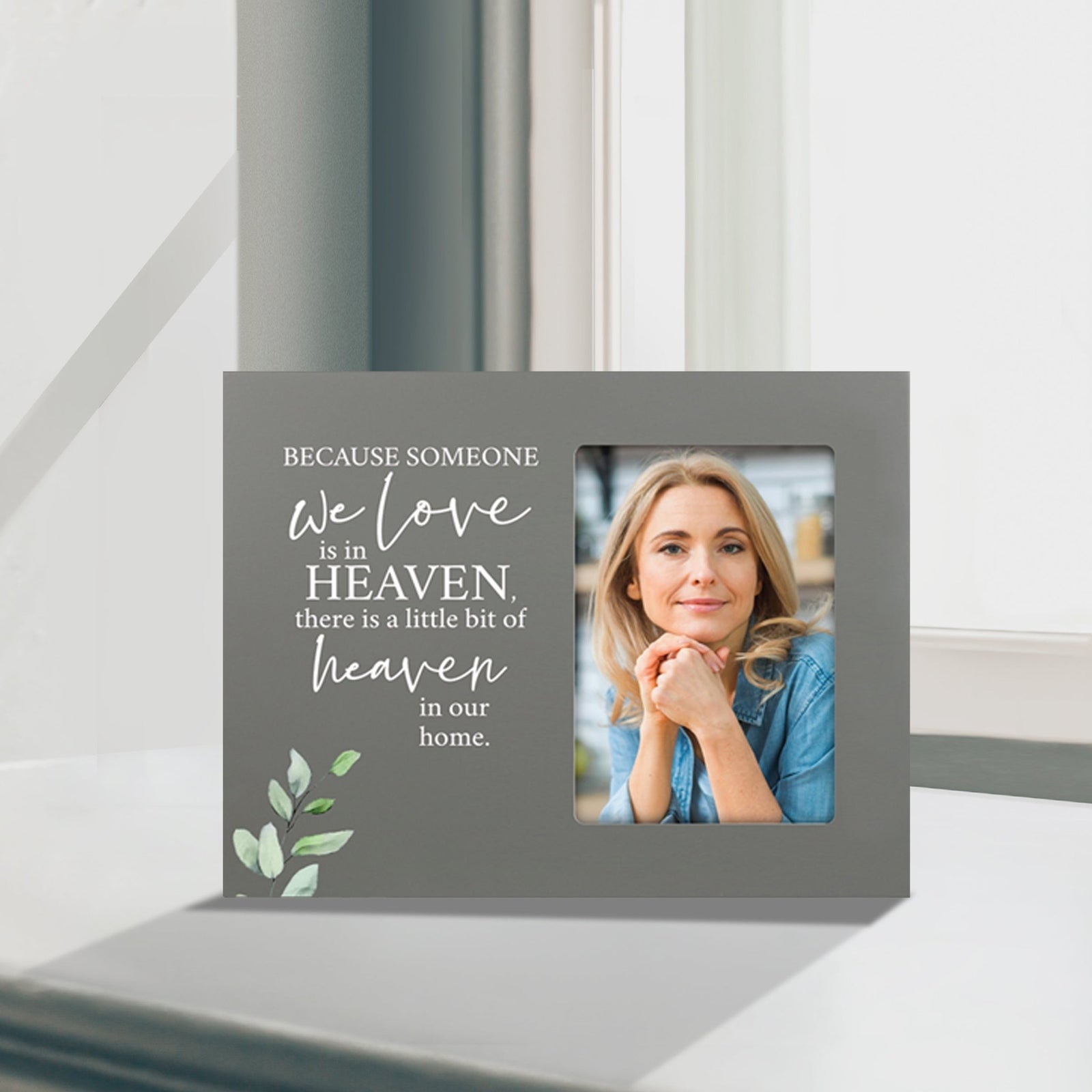Sentimental Human Memorial Photo Frame Gift Bereavement Gift Idea - Because someone we love - LifeSong Milestones