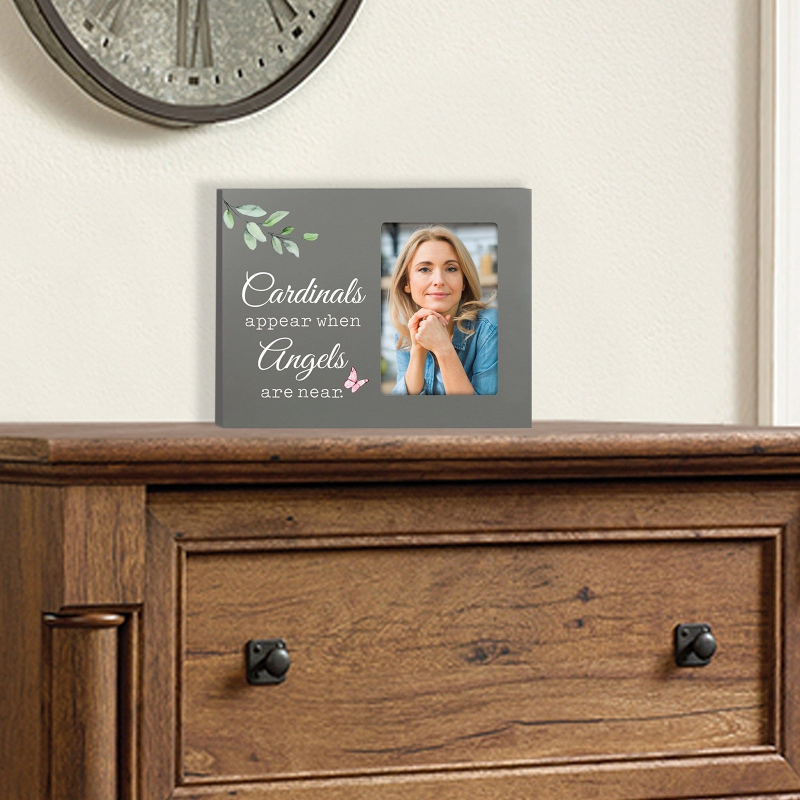 Sentimental Human Memorial Photo Frame Gift Bereavement Gift Idea - Cardinals appear when - LifeSong Milestones