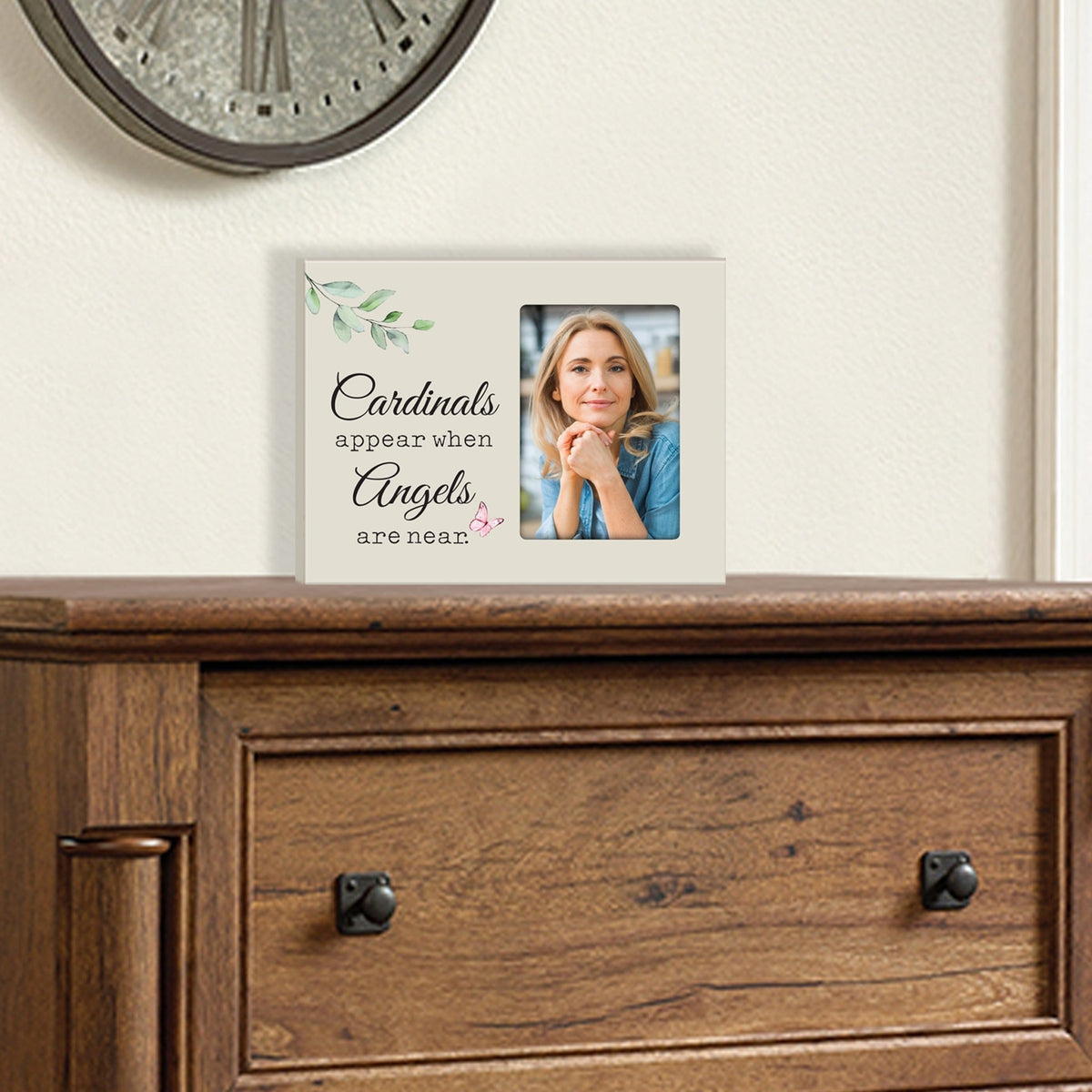 Sentimental Human Memorial Photo Frame Gift Bereavement Gift Idea - Cardinals appear when - LifeSong Milestones