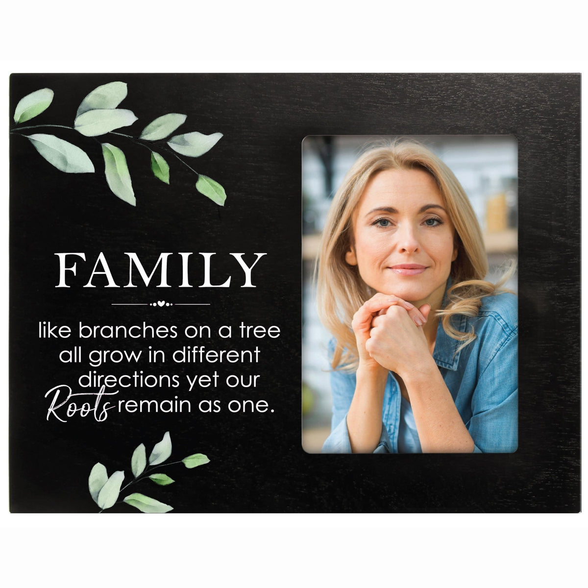 Sentimental Human Memorial Photo Frame Gift Bereavement Gift Idea - Family like branches - LifeSong Milestones