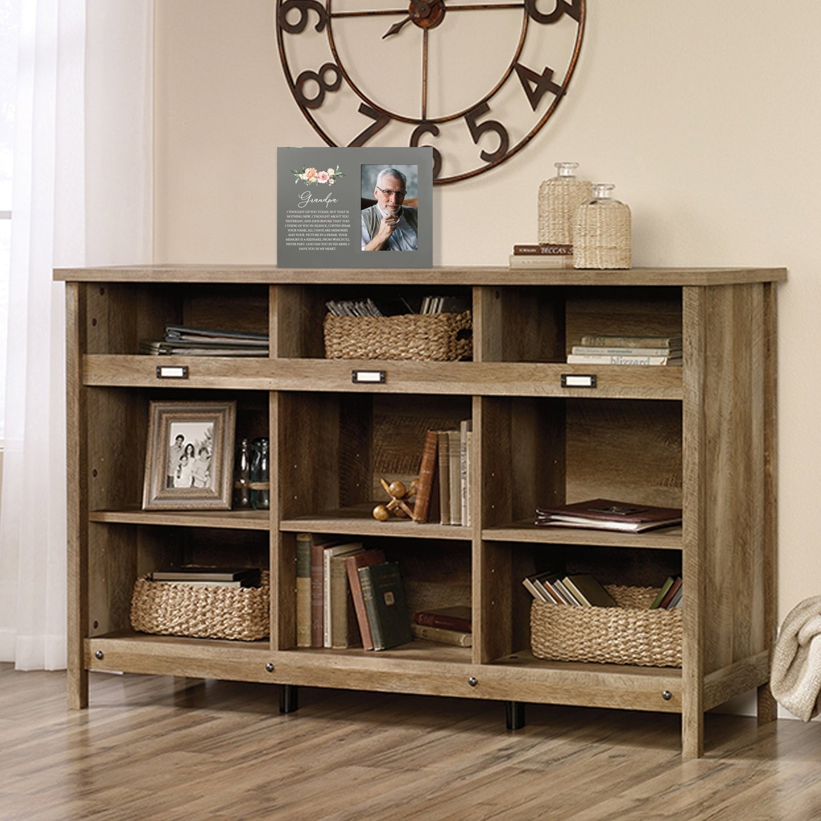 Sentimental Human Memorial Photo Frame Gift Bereavement Gift Idea - Grandpa I thought of you - LifeSong Milestones