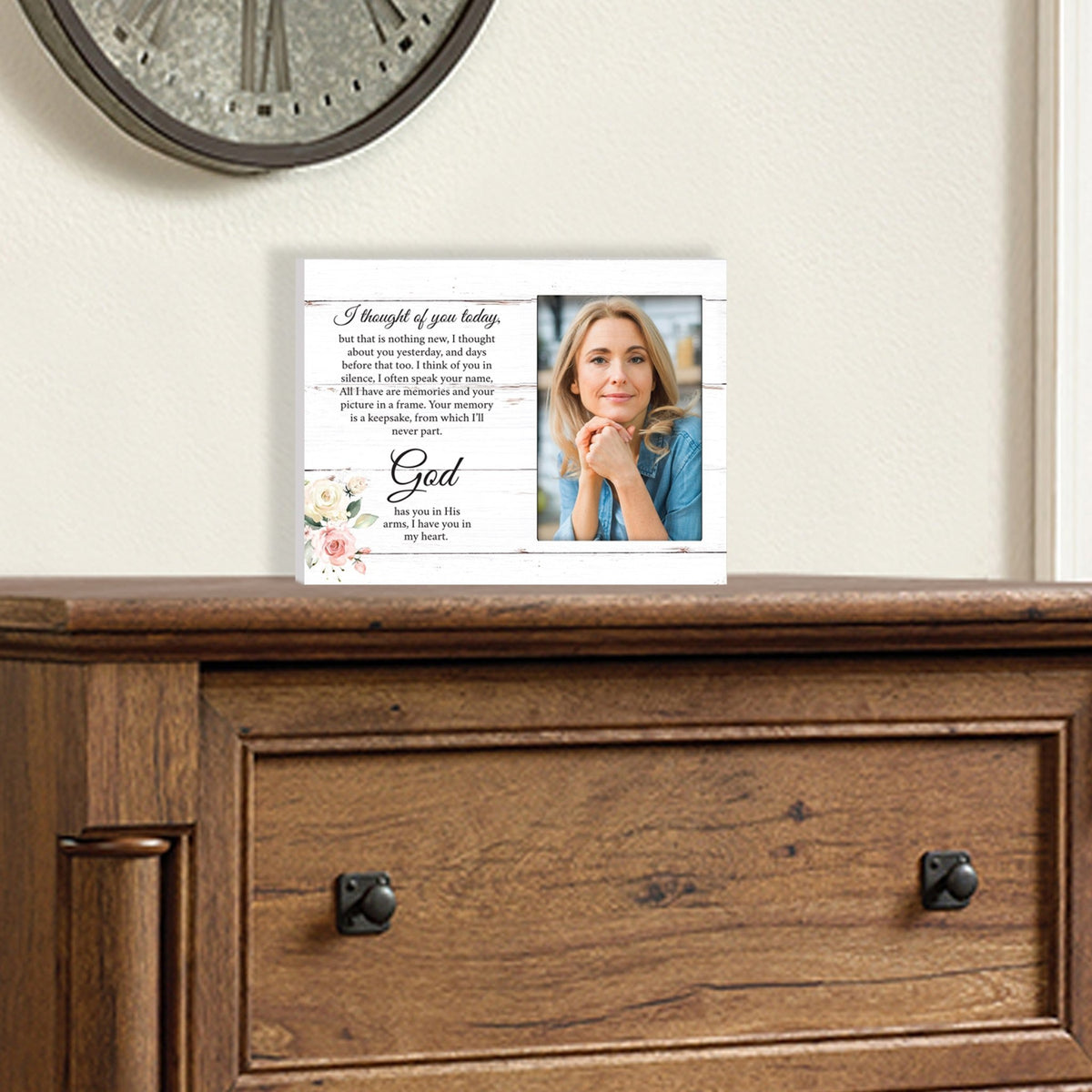 Sentimental Human Memorial Photo Frame Gift Bereavement Gift Idea - I thought of you - LifeSong Milestones