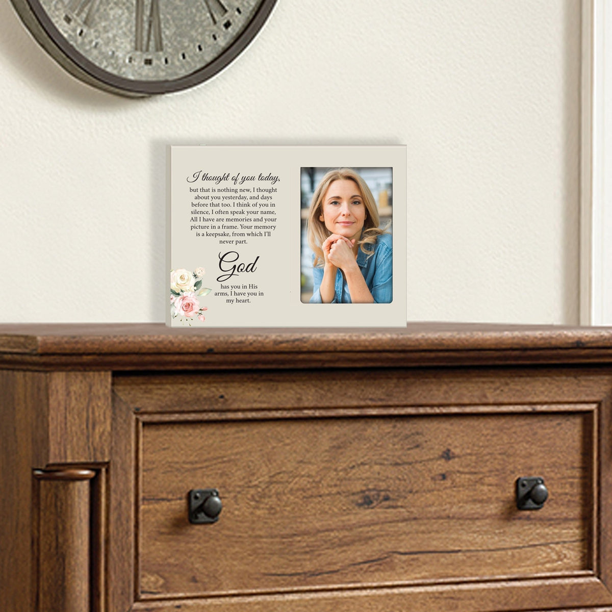 Sentimental Human Memorial Photo Frame Gift Bereavement Gift Idea - I thought of you - LifeSong Milestones