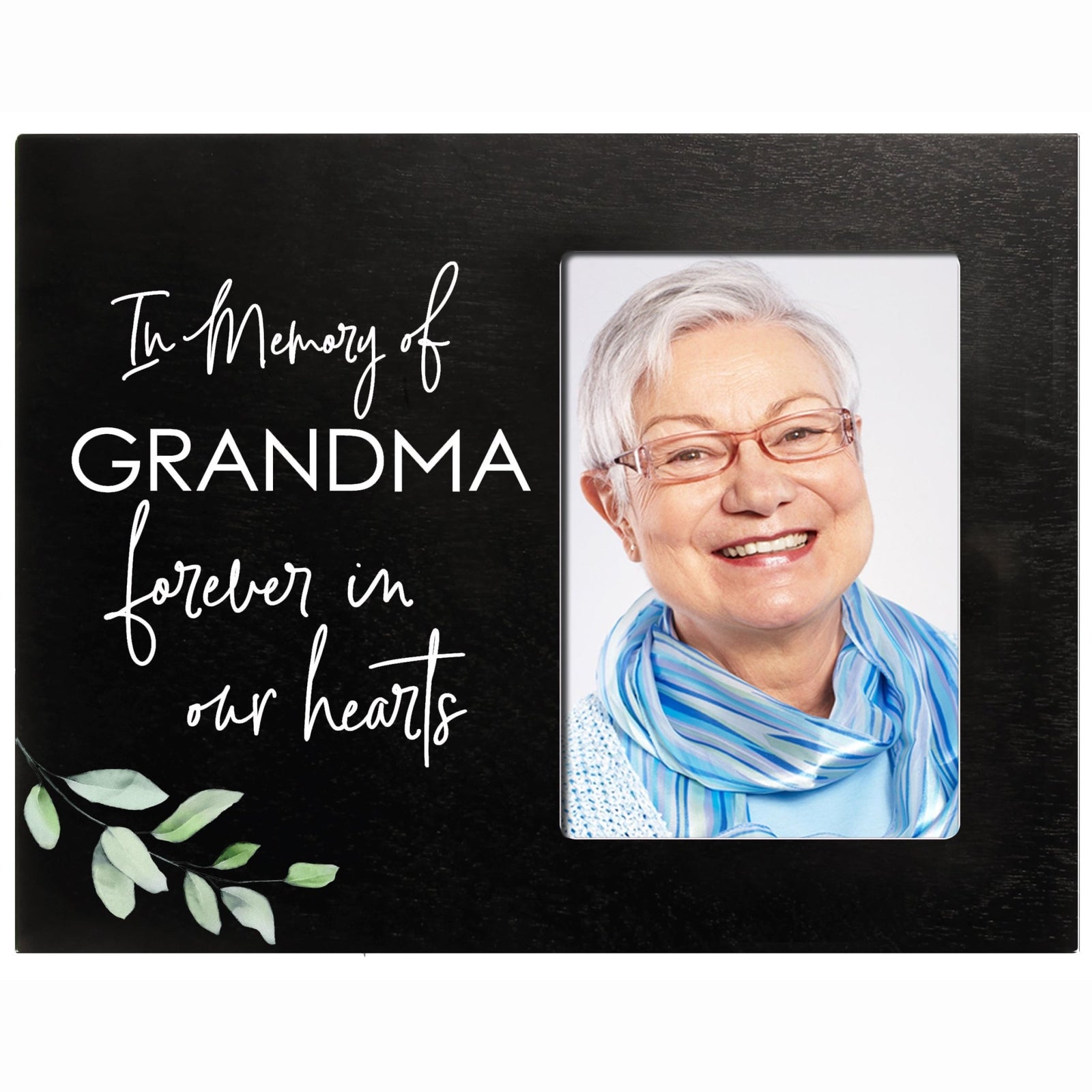 Sentimental Human Memorial Photo Frame Gift Bereavement Gift Idea - In memory of Grandma - LifeSong Milestones