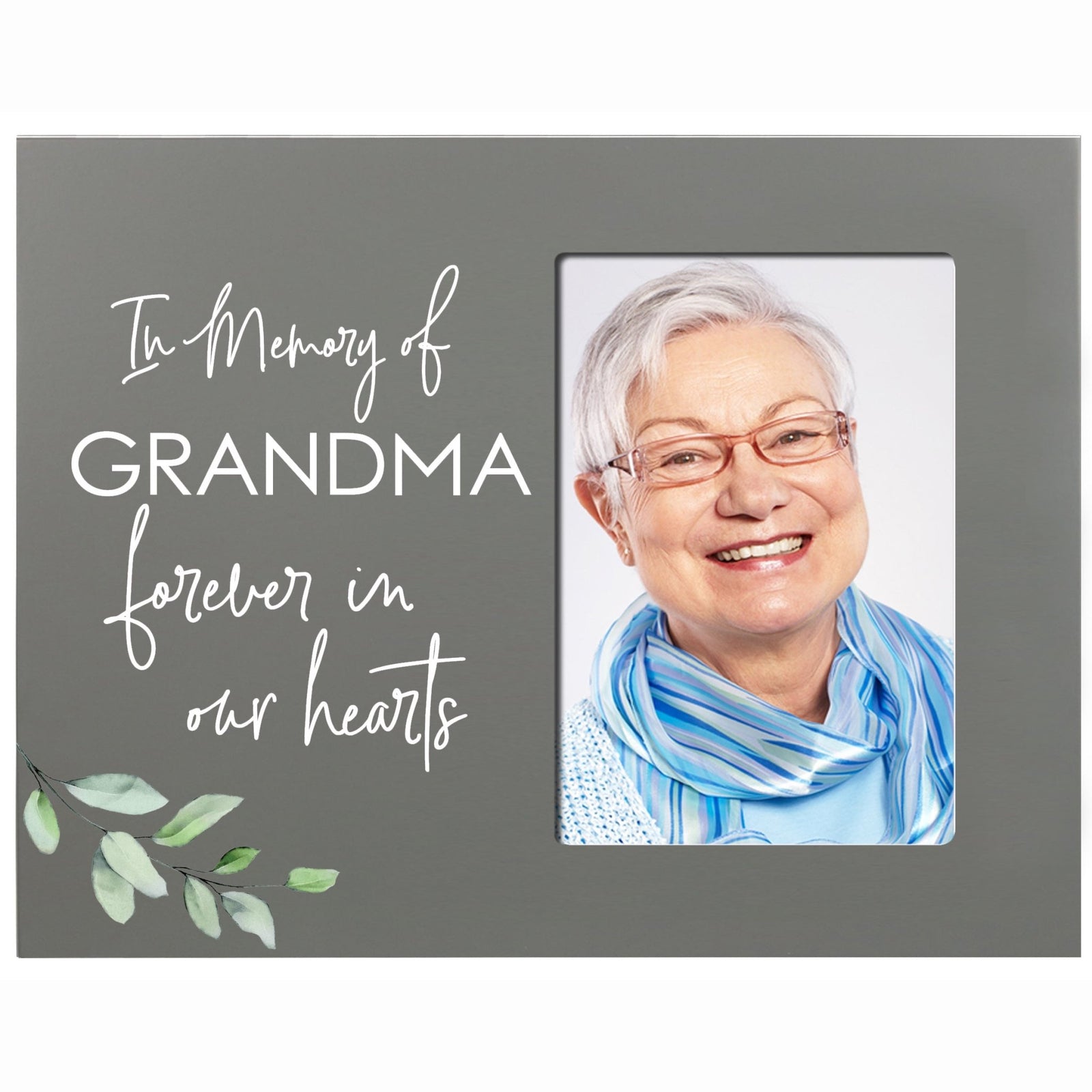 Sentimental Human Memorial Photo Frame Gift Bereavement Gift Idea - In memory of Grandma - LifeSong Milestones