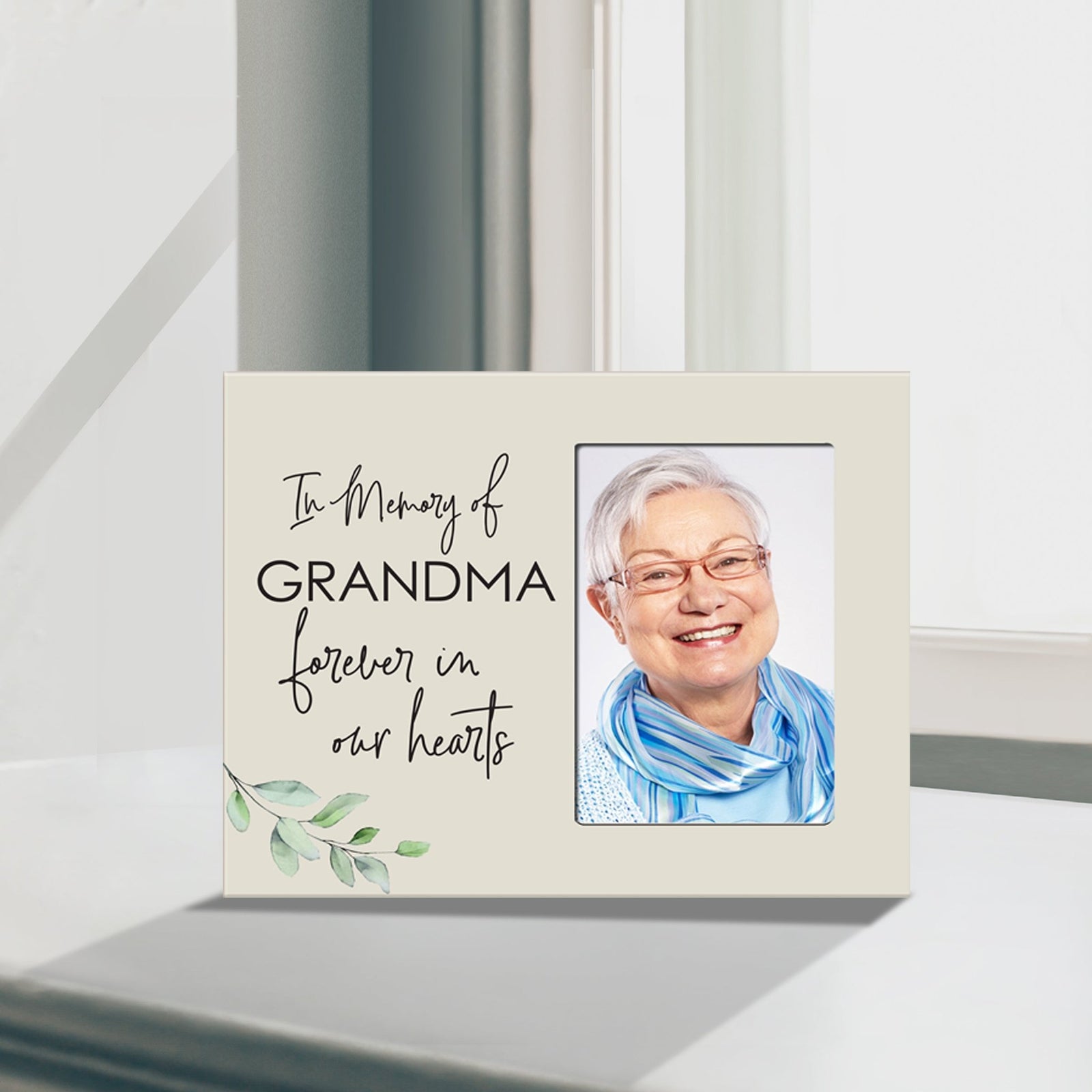 Sentimental Human Memorial Photo Frame Gift Bereavement Gift Idea - In memory of Grandma - LifeSong Milestones