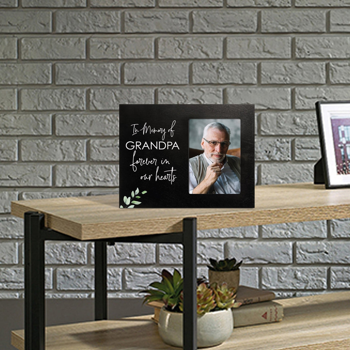 Sentimental Human Memorial Photo Frame Gift Bereavement Gift Idea - In memory of Grandpa - LifeSong Milestones
