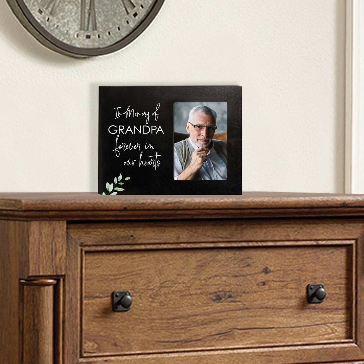 Sentimental Human Memorial Photo Frame Gift Bereavement Gift Idea - In memory of Grandpa - LifeSong Milestones