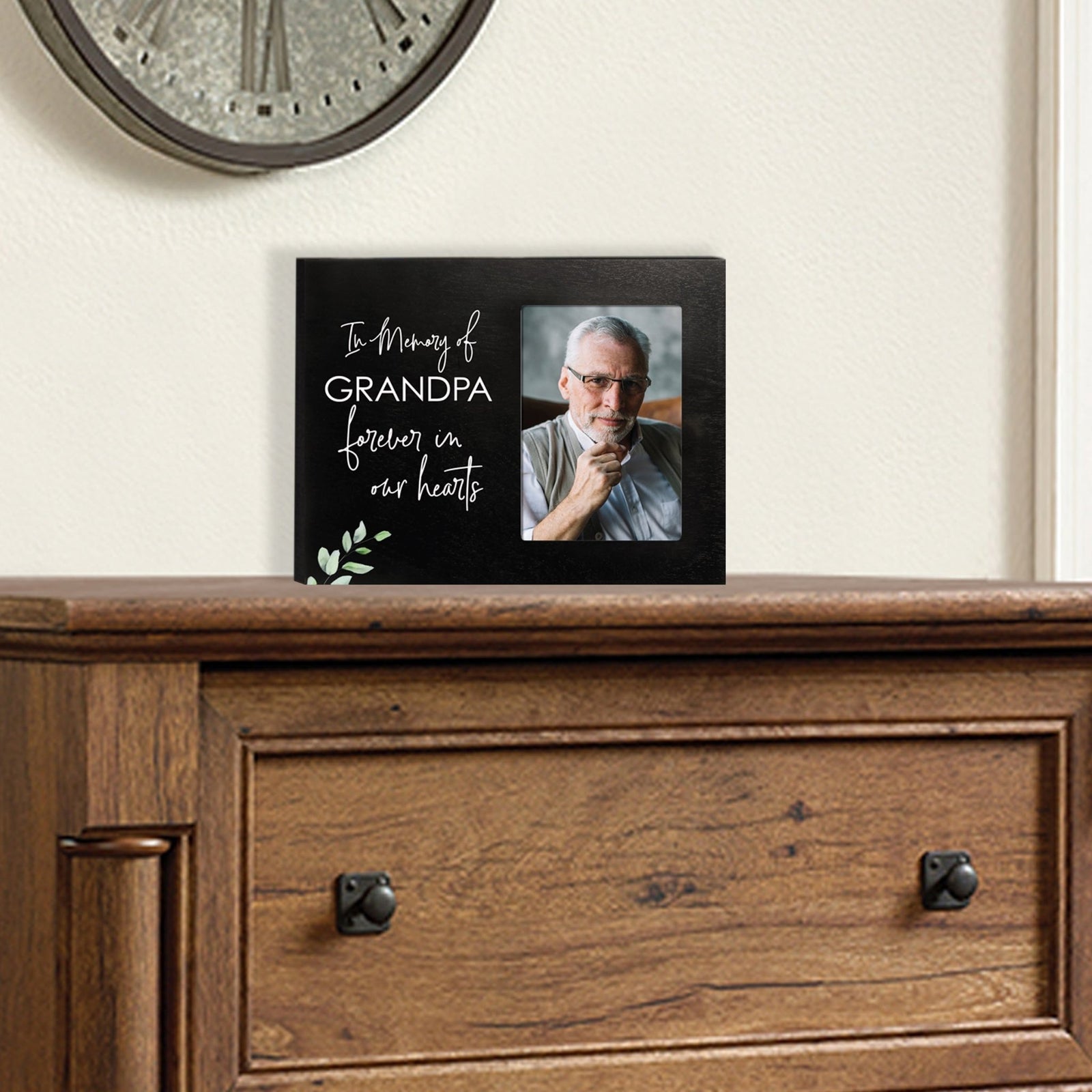 Sentimental Human Memorial Photo Frame Gift Bereavement Gift Idea - In memory of Grandpa - LifeSong Milestones