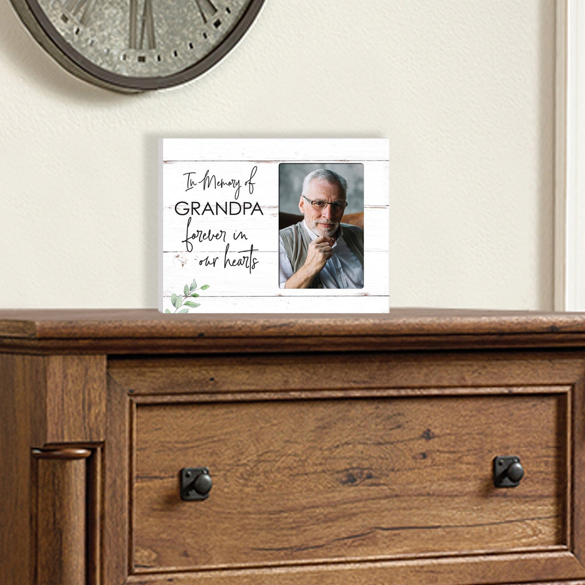 Sentimental Human Memorial Photo Frame Gift Bereavement Gift Idea - In memory of Grandpa - LifeSong Milestones