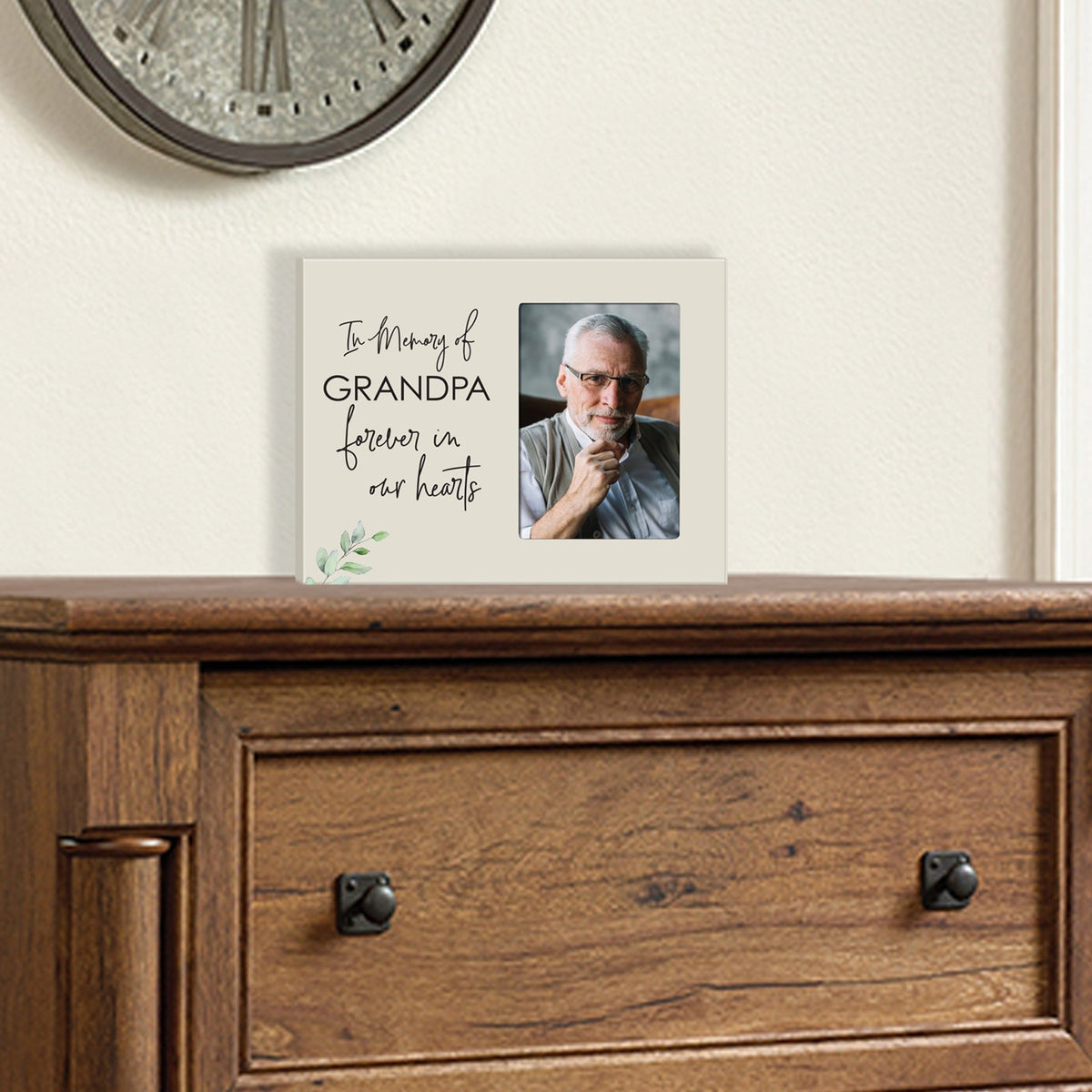 Sentimental Human Memorial Photo Frame Gift Bereavement Gift Idea - In memory of Grandpa - LifeSong Milestones