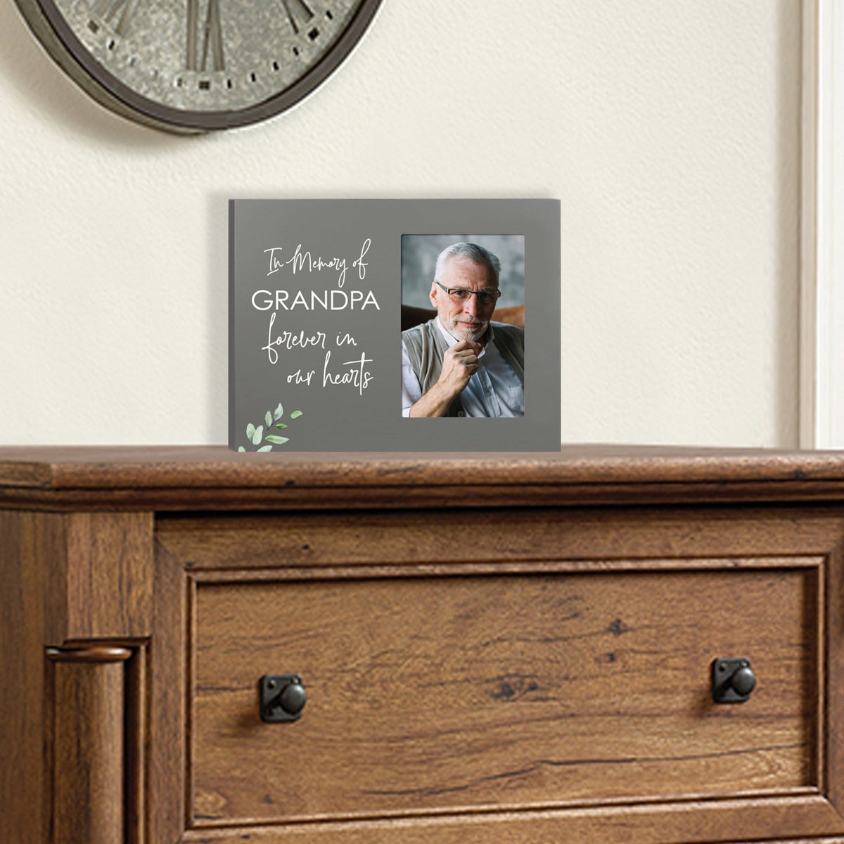 Sentimental Human Memorial Photo Frame Gift Bereavement Gift Idea - In memory of Grandpa - LifeSong Milestones