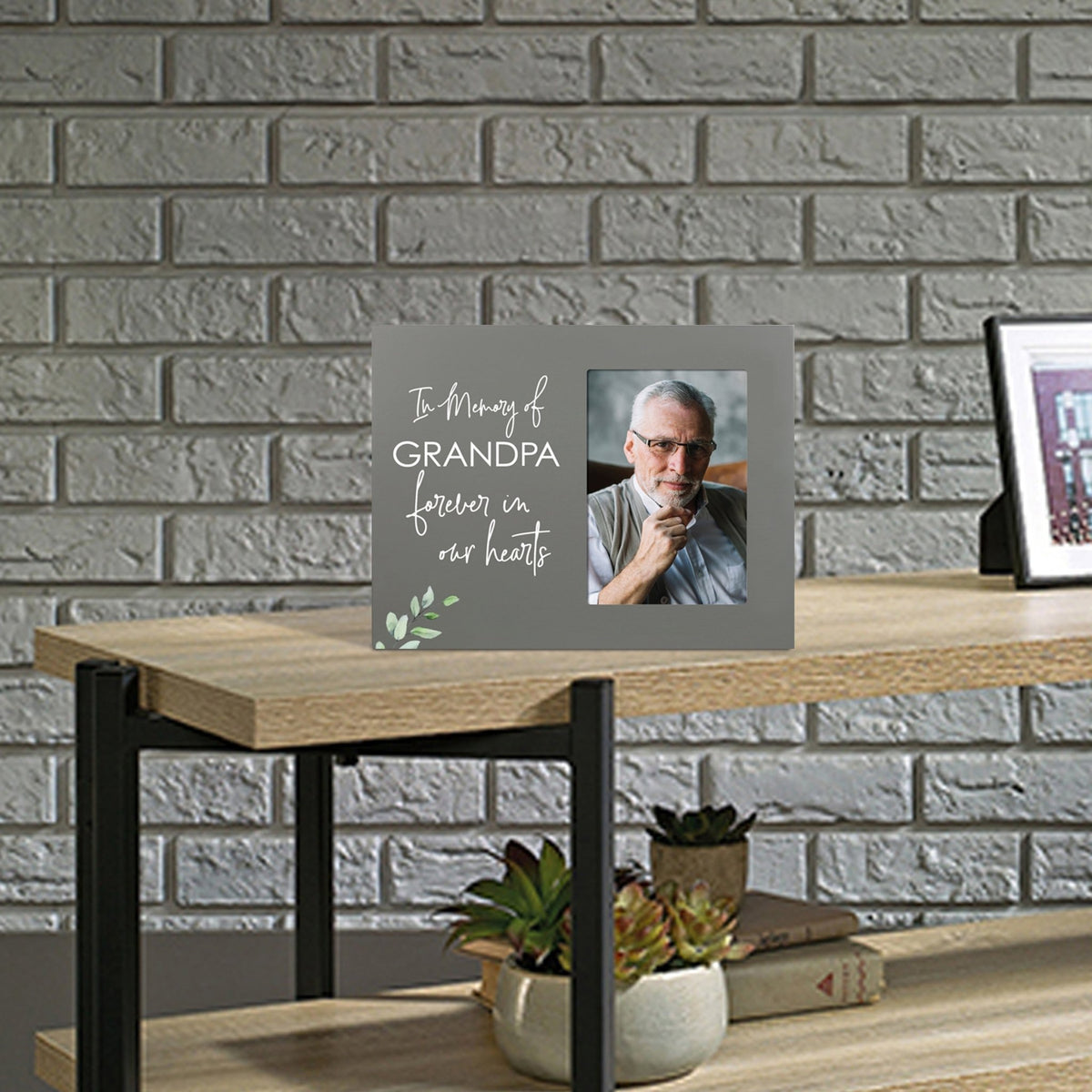 Sentimental Human Memorial Photo Frame Gift Bereavement Gift Idea - In memory of Grandpa - LifeSong Milestones