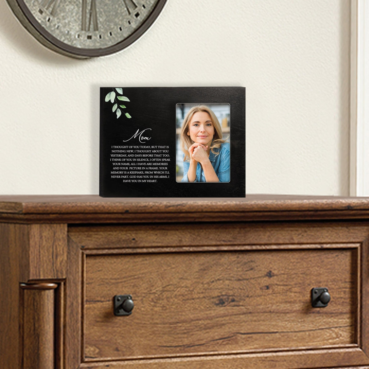 Sentimental Human Memorial Photo Frame Gift Bereavement Gift Idea - Mom I thought of you - LifeSong Milestones