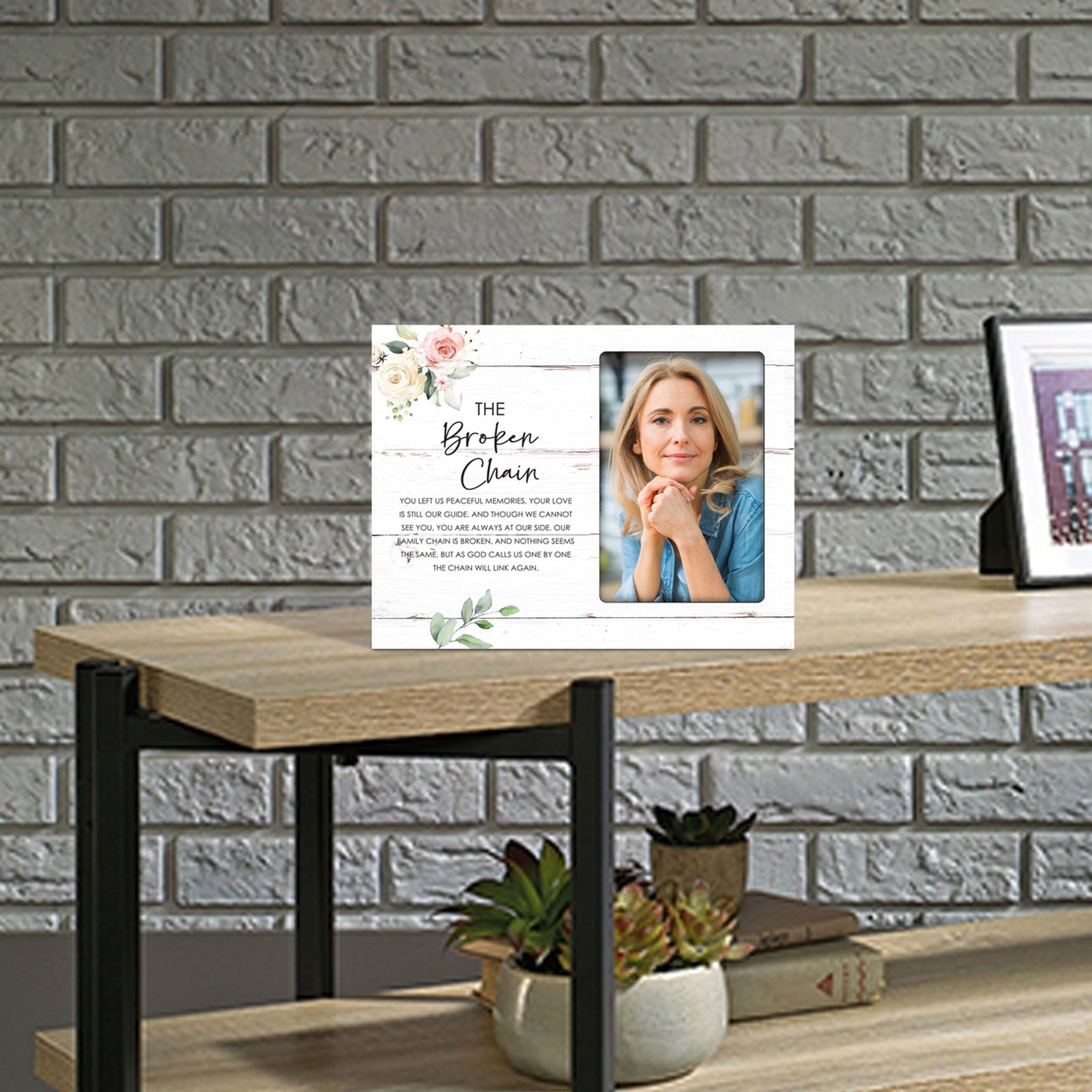 Sentimental Human Memorial Photo Frame Gift Bereavement Gift Idea - The Broken Chain - LifeSong Milestones