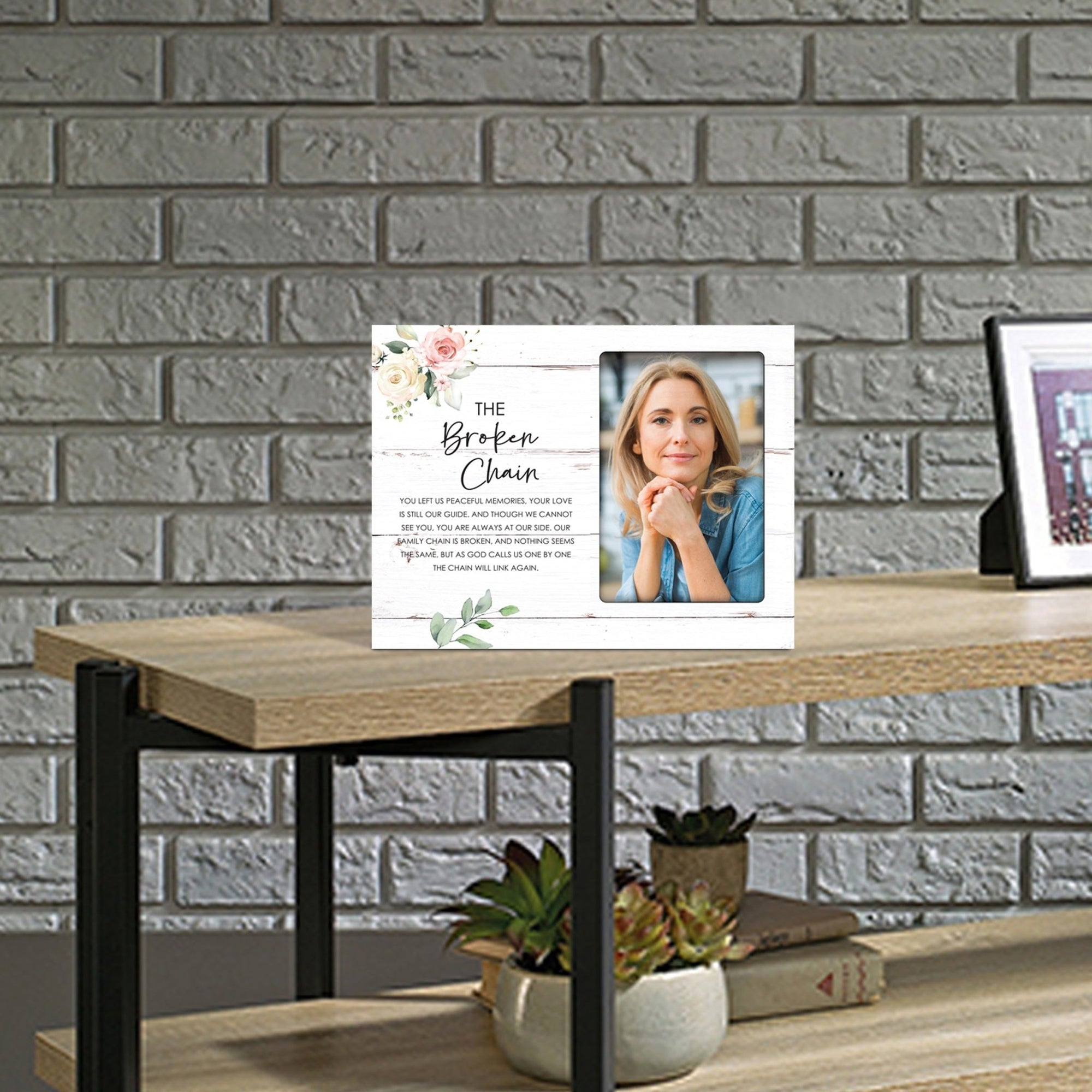 Sentimental Human Memorial Photo Frame Gift Bereavement Gift Idea - The Broken Chain - LifeSong Milestones