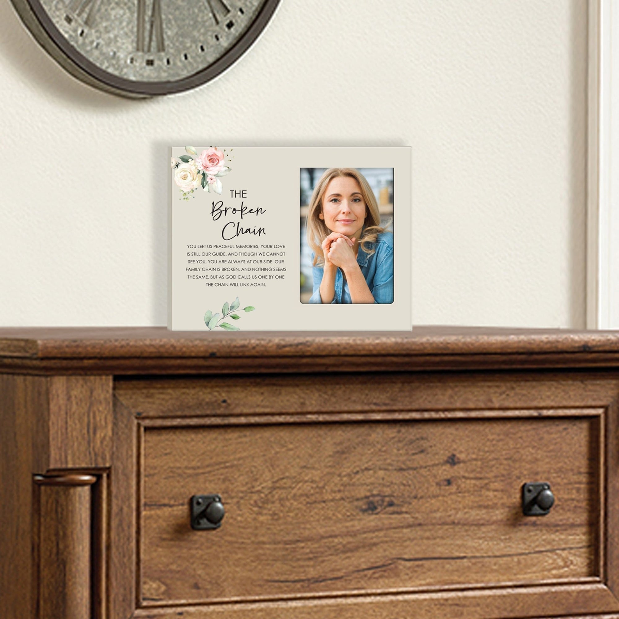 Sentimental Human Memorial Photo Frame Gift Bereavement Gift Idea - The Broken Chain - LifeSong Milestones