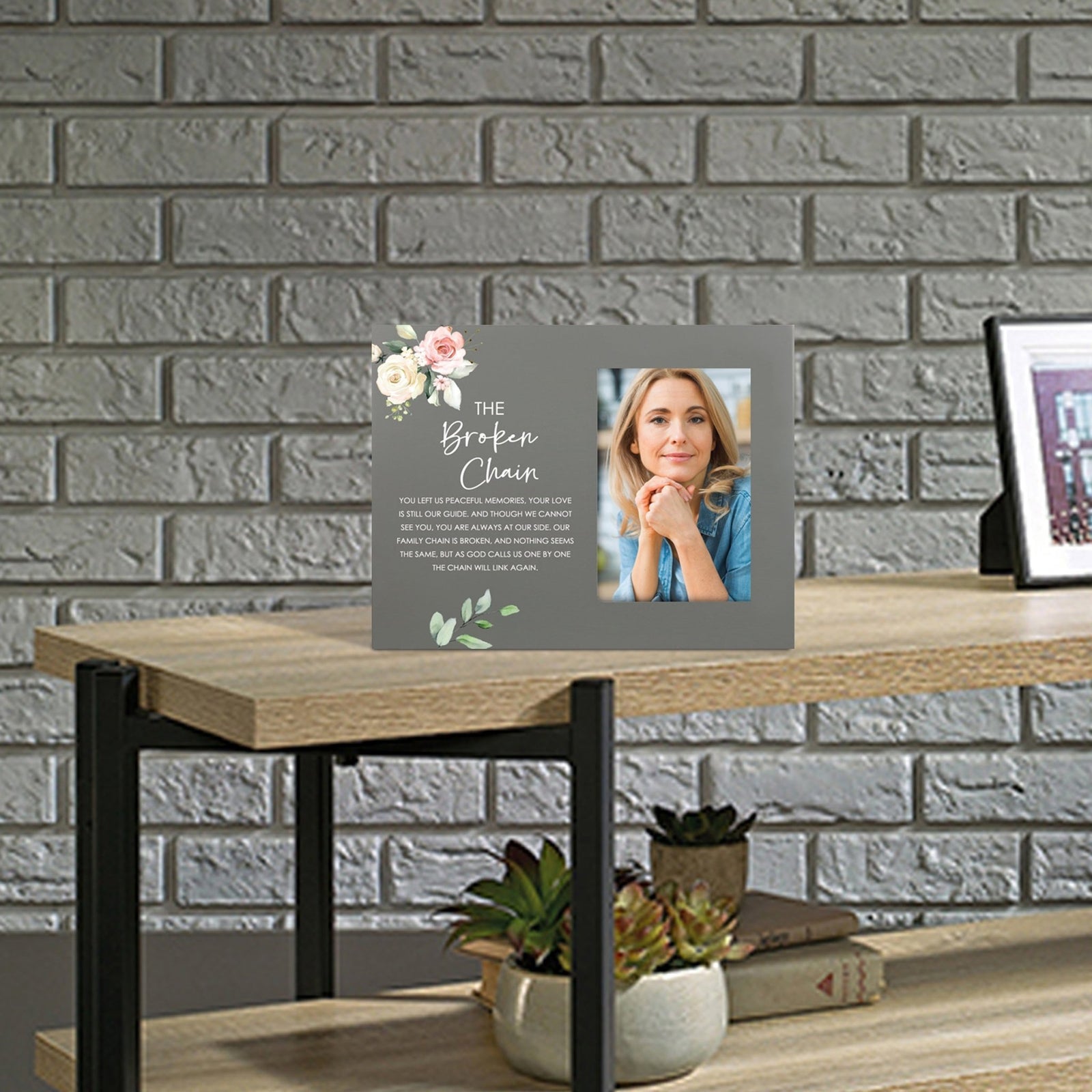 Sentimental Human Memorial Photo Frame Gift Bereavement Gift Idea - The Broken Chain - LifeSong Milestones