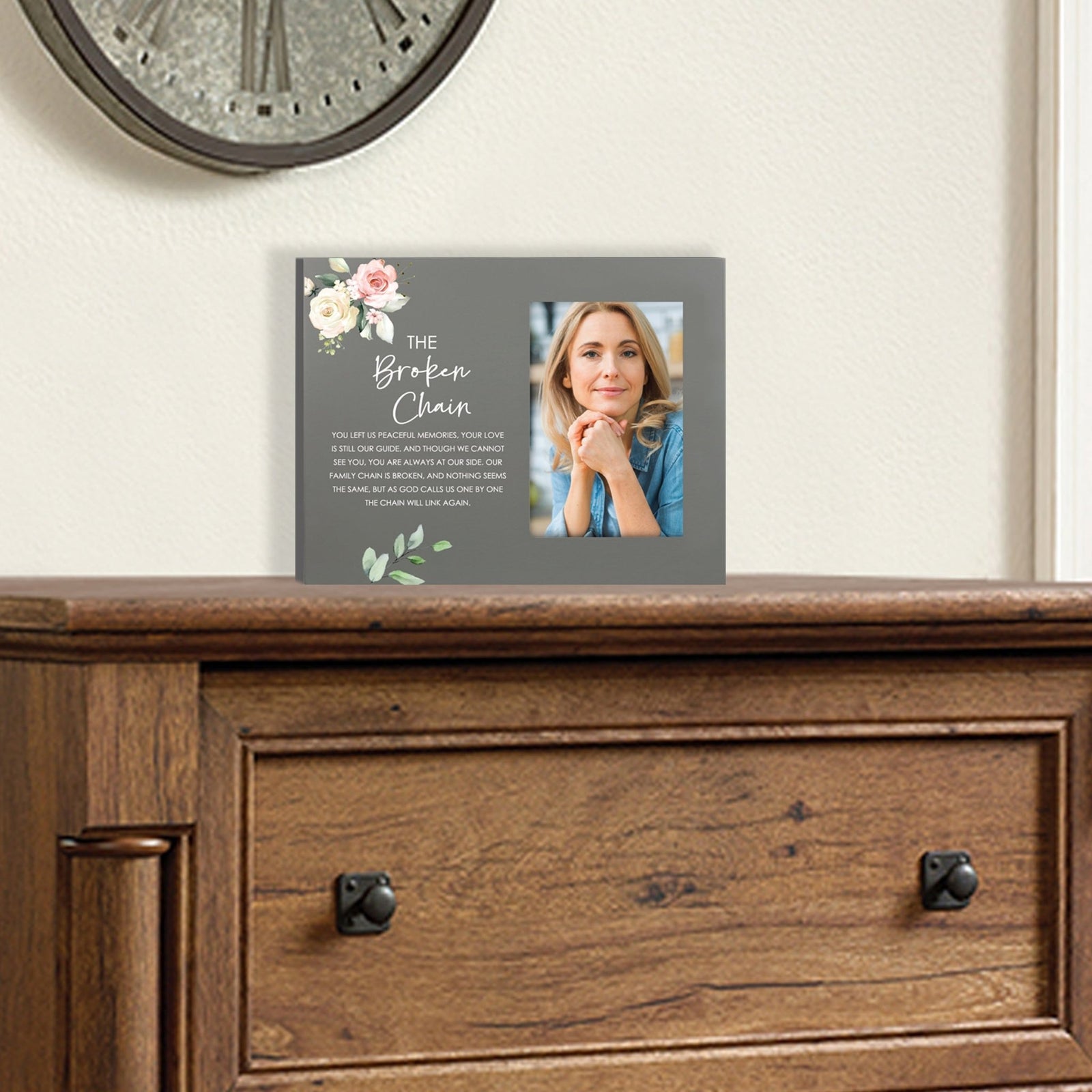 Sentimental Human Memorial Photo Frame Gift Bereavement Gift Idea - The Broken Chain - LifeSong Milestones