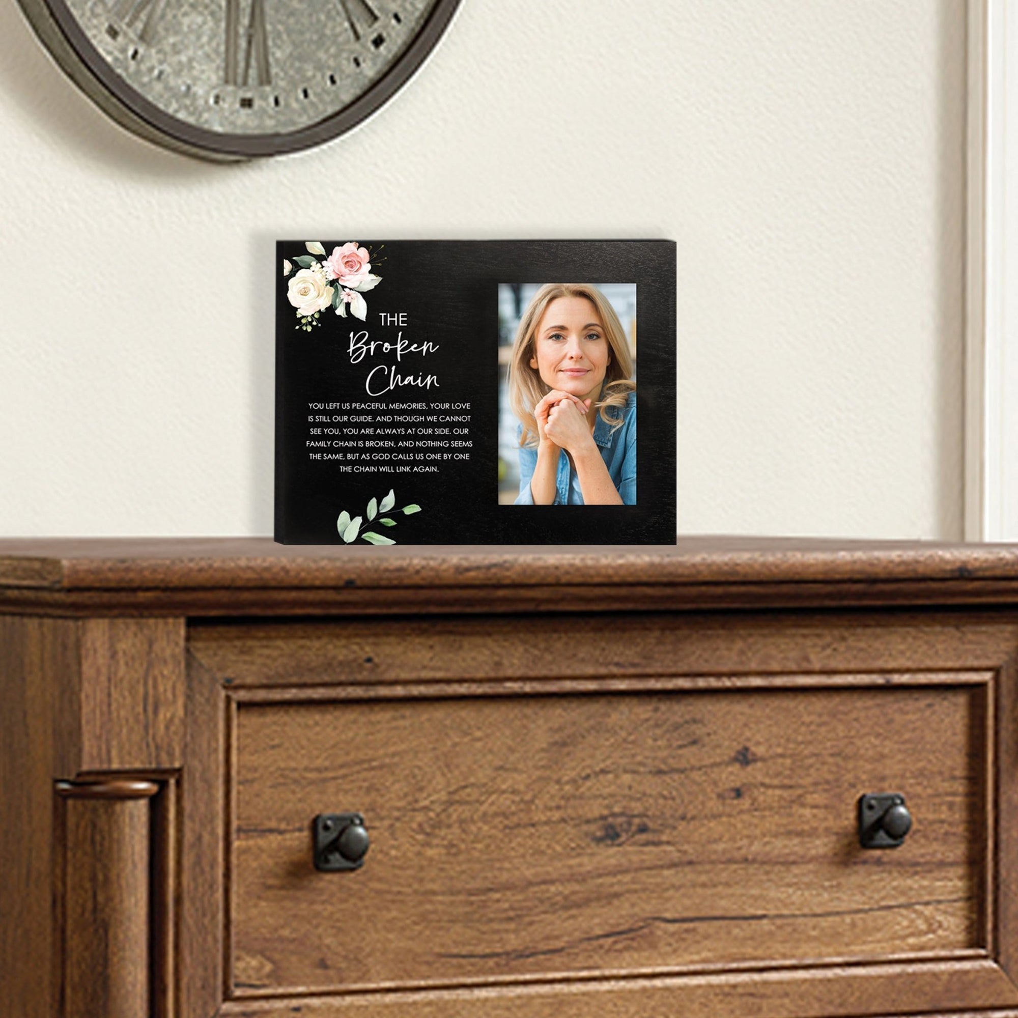 Sentimental Human Memorial Photo Frame Gift Bereavement Gift Idea - The Broken Chain - LifeSong Milestones