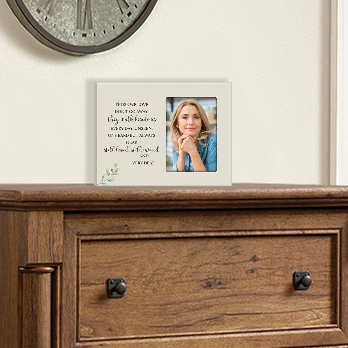 Sentimental Human Memorial Photo Frame Gift Bereavement Gift Idea - Those we love don't go - LifeSong Milestones
