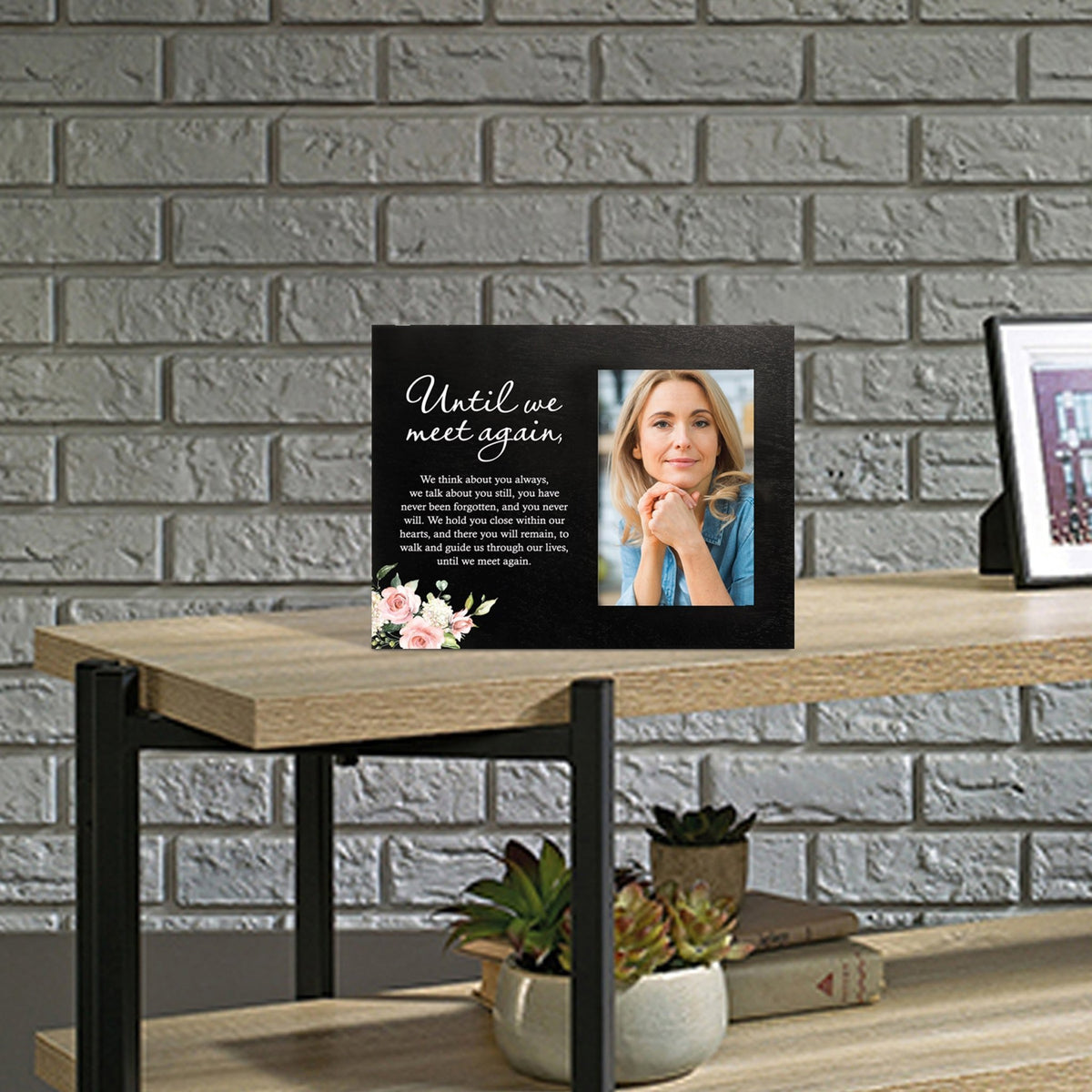 Sentimental Human Memorial Photo Frame Gift Bereavement Gift Idea - Until we meet again - LifeSong Milestones