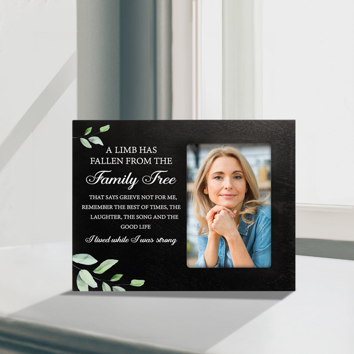 Sentimental Human Memorial Photo Frame Gift Bereavement Gift Ideas - A limb has Fallen - LifeSong Milestones