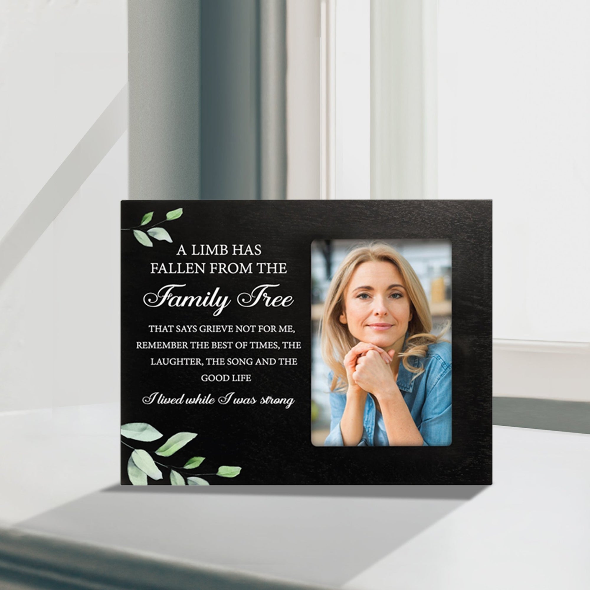 Sentimental Human Memorial Photo Frame Gift Bereavement Gift Ideas - A limb has Fallen - LifeSong Milestones