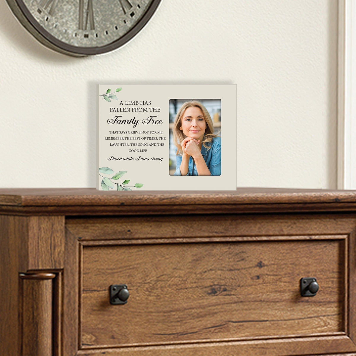 Sentimental Human Memorial Photo Frame Gift Bereavement Gift Ideas - A limb has Fallen - LifeSong Milestones