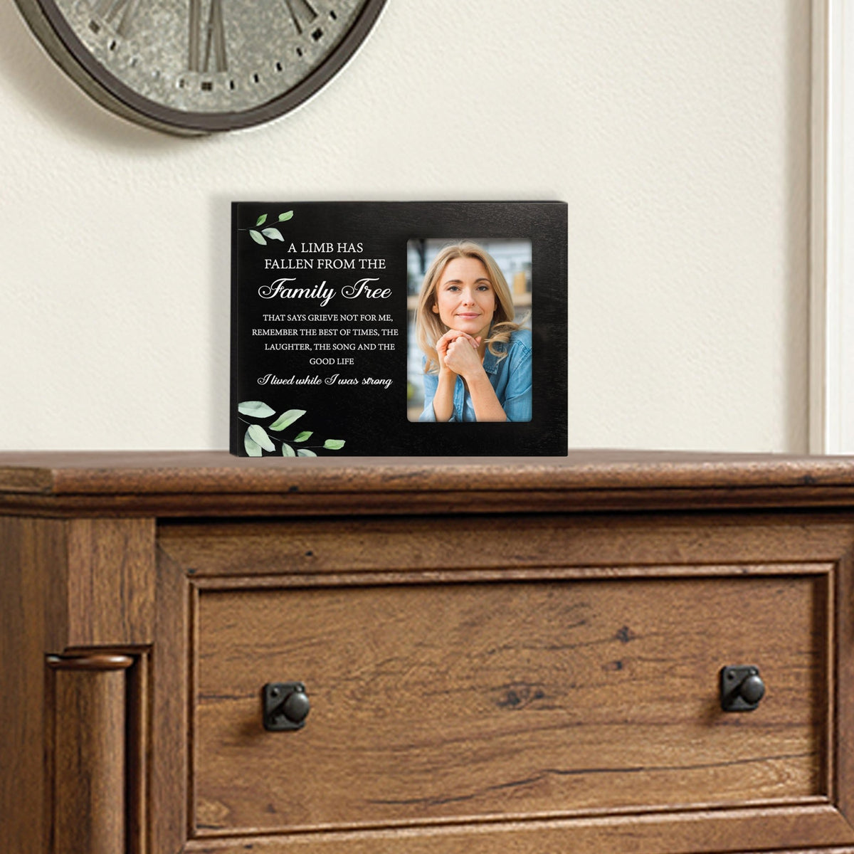 Sentimental Human Memorial Photo Frame Gift Bereavement Gift Ideas - A limb has Fallen - LifeSong Milestones