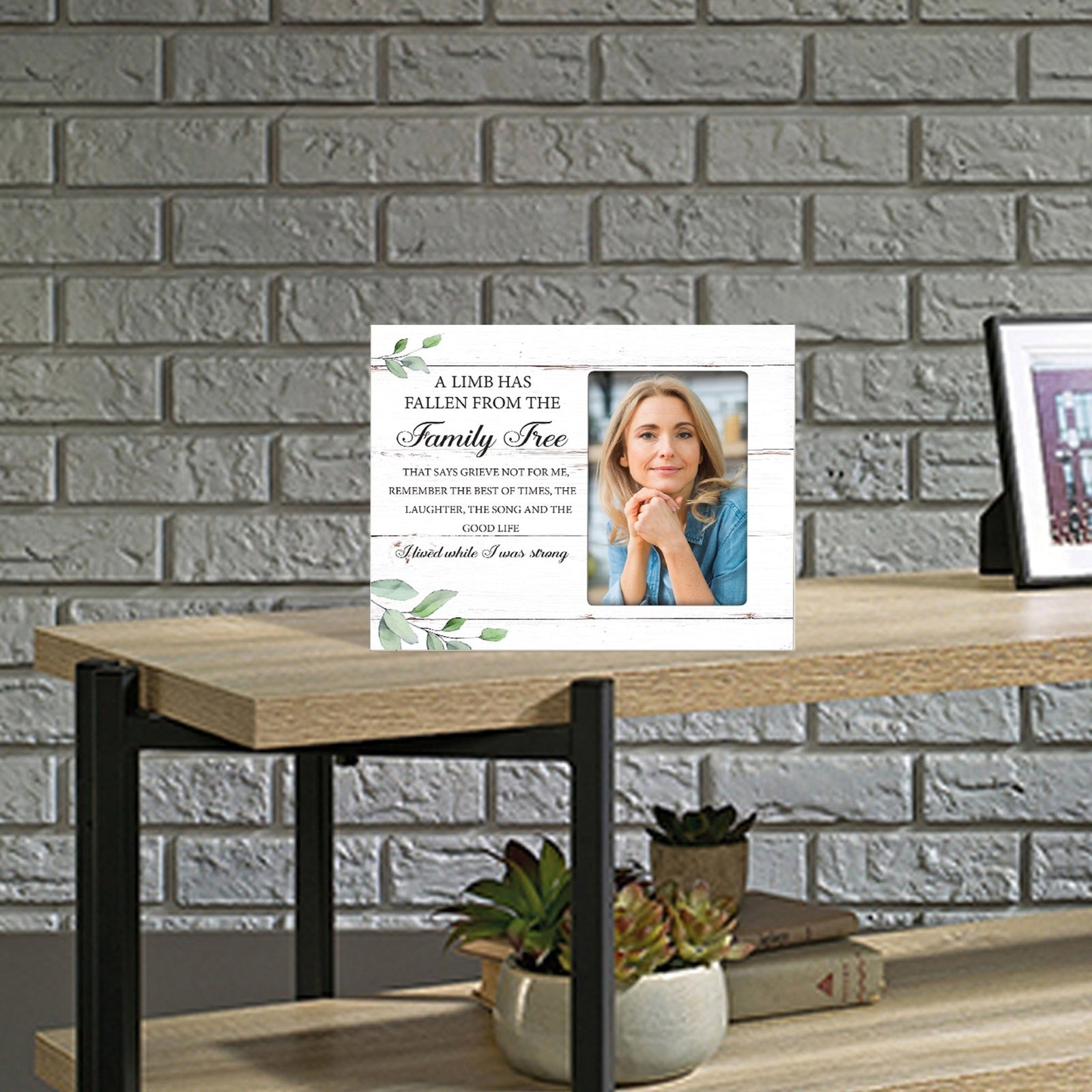 Sentimental Human Memorial Photo Frame Gift Bereavement Gift Ideas - A limb has Fallen - LifeSong Milestones